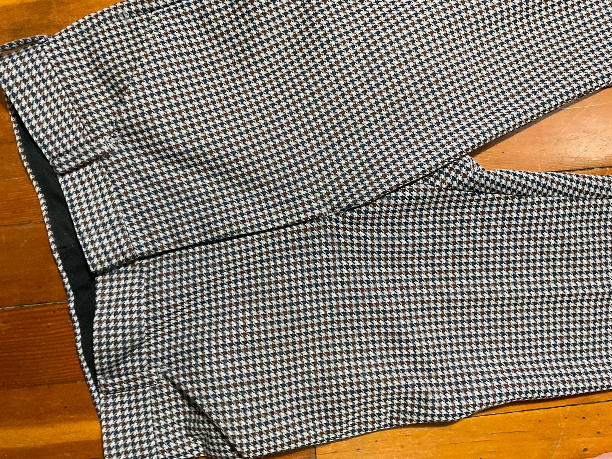 Vintage 70s Classic Houndstooth Slacks By Farah | Shop THRILLING