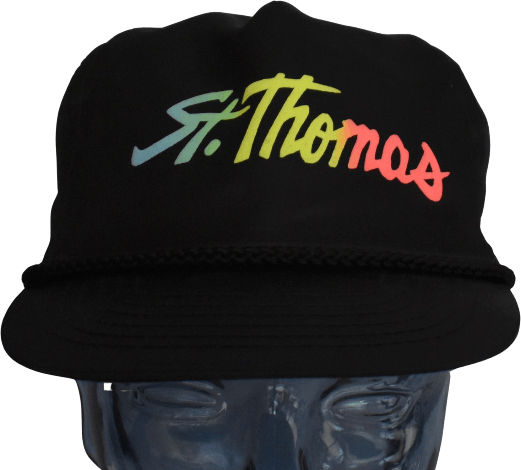 Vintage 80's St Thomas Souvenir Hat by San Sun Shop THRILLING