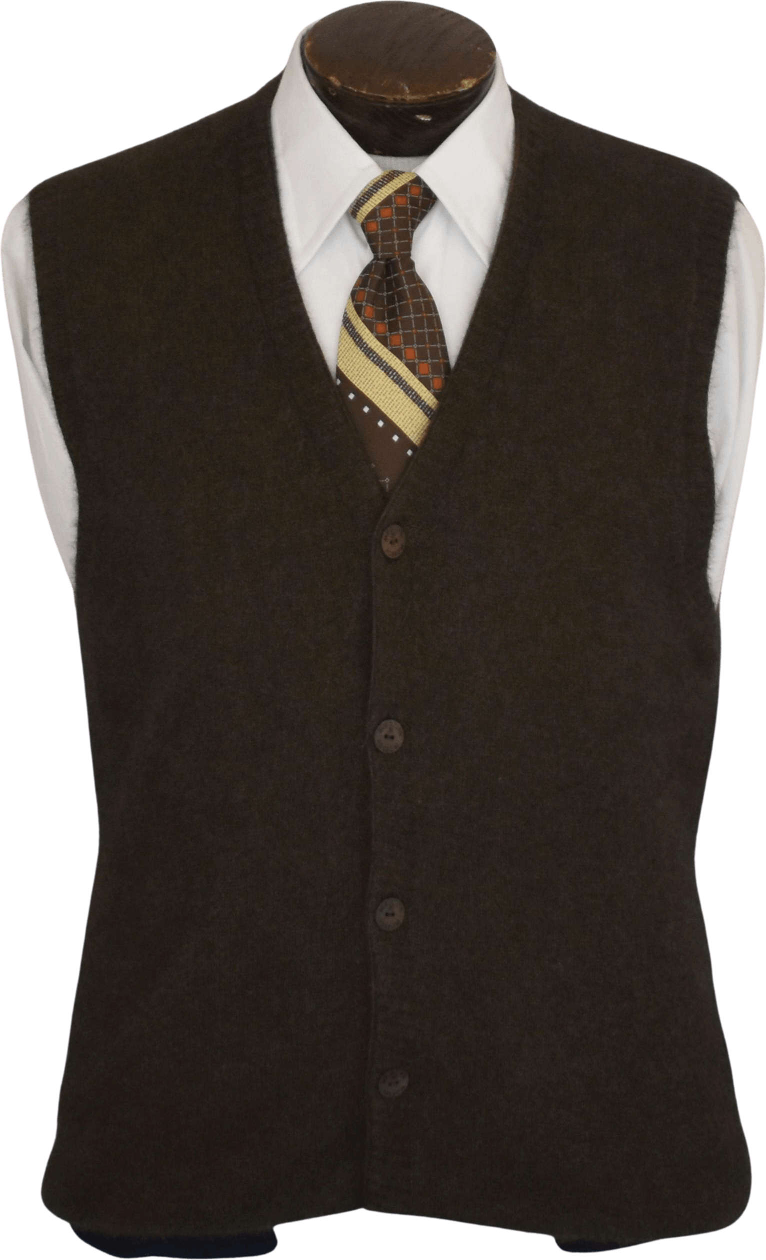 Vintage 90's Mens Button Front Sweater Vest by Merino Possum | Shop ...