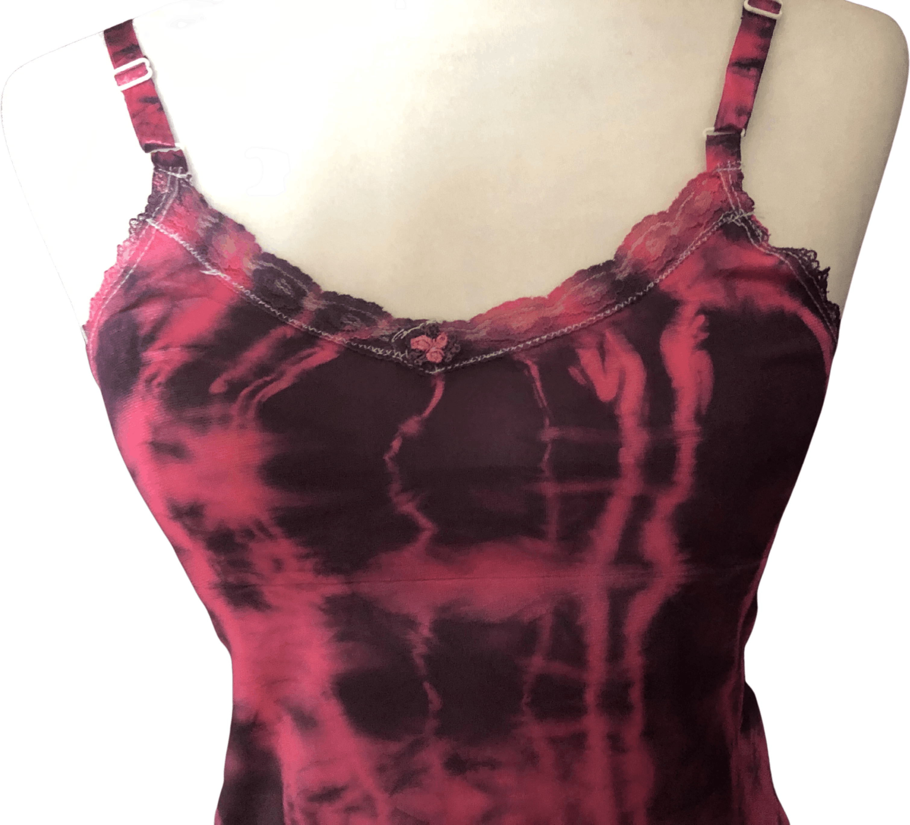 Vintage Tie Dye Slip Dress By Total Girl Shop Thrilling 