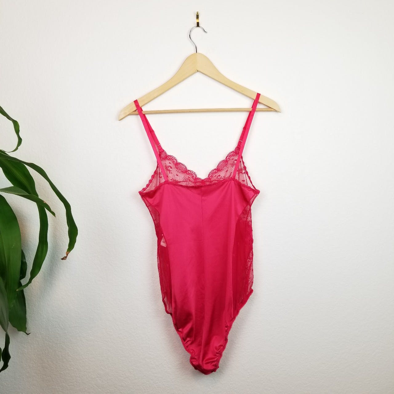 Vintage 70's Red Lace Satin Teddy by Formfit | Shop THRILLING