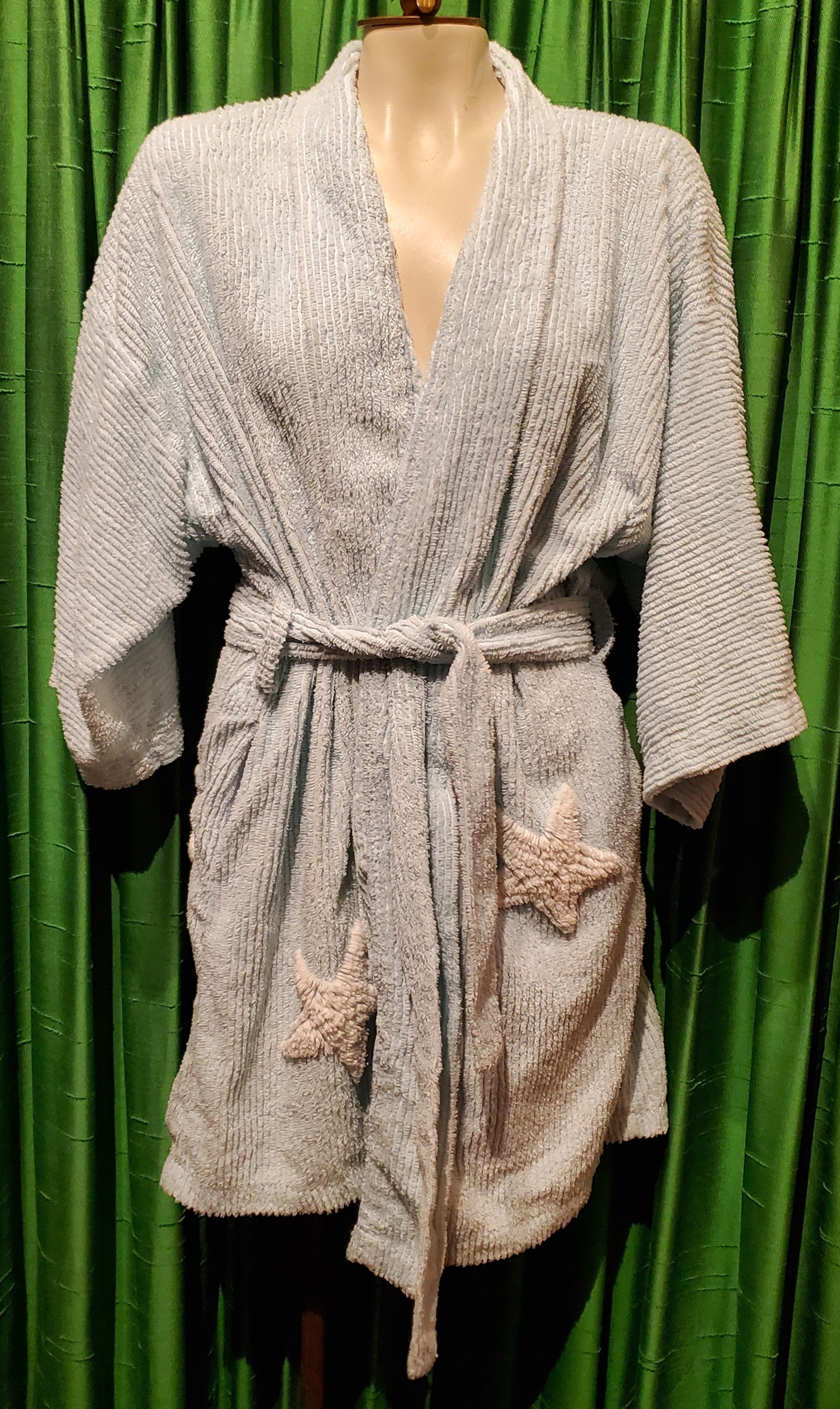 Vintage 90s/00s Blue Cat Moon Stars Robe By Canyon Group by Canyon ...