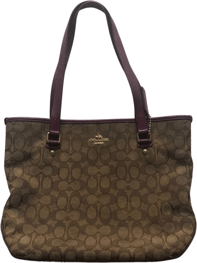 Vintage Authentic Branded Tote Bag by Coach Shop THRILLING
