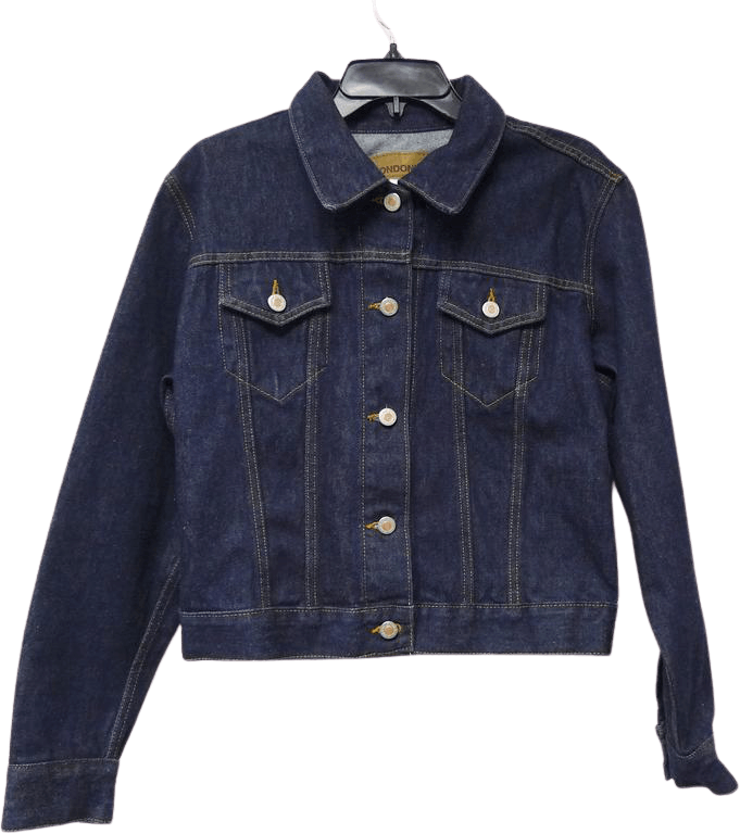 Vintage 90's Dark Wash Jean Jacket by London Jean Shop THRILLING