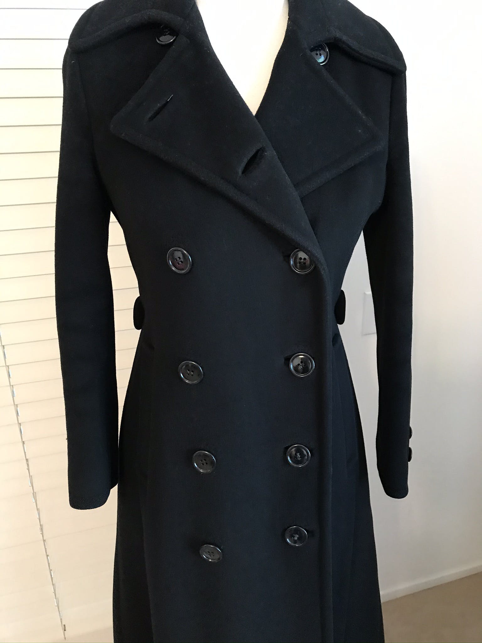 Vintage 70’s Giorgio Maxi Coat Wool Military Style by Giorgio Beverly ...