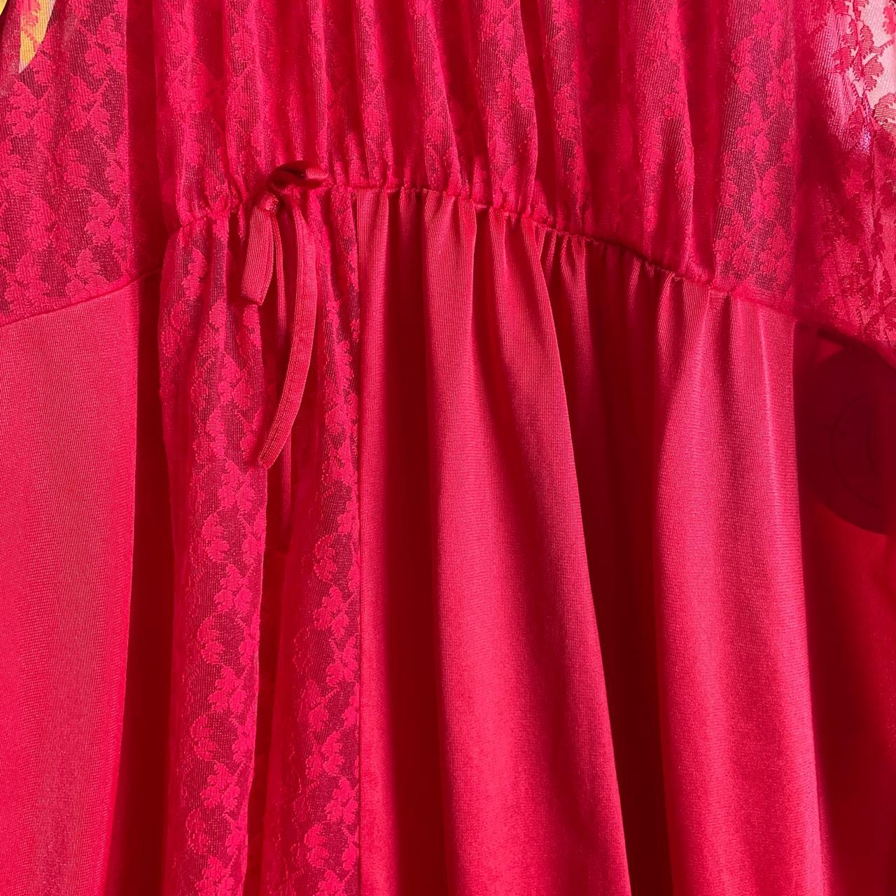 Vintage 70s Red Lace Nightgown | Shop THRILLING