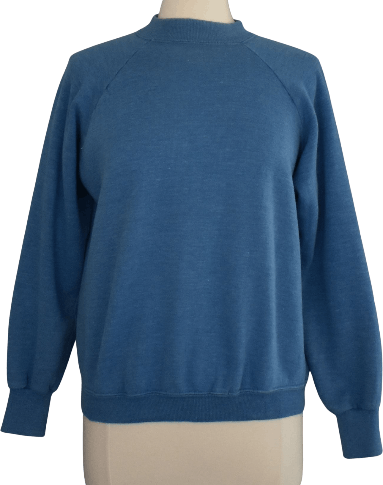 Vintage 70's Heather Blue Raglan Sweatshirt by Jcpenney | Shop THRILLING