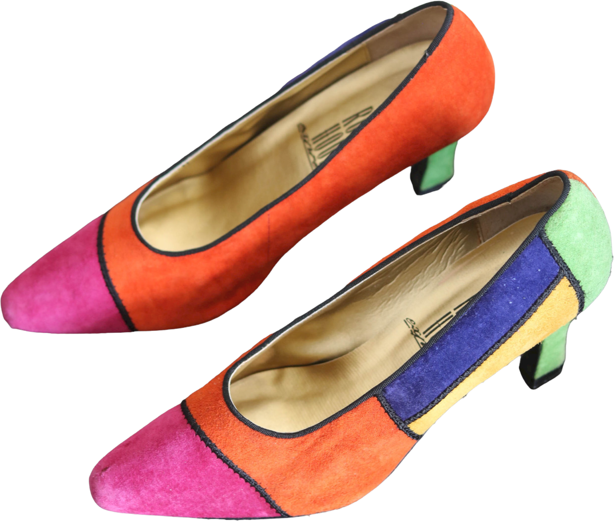 Vintage 80s Colorblock Pumps | Shop THRILLING