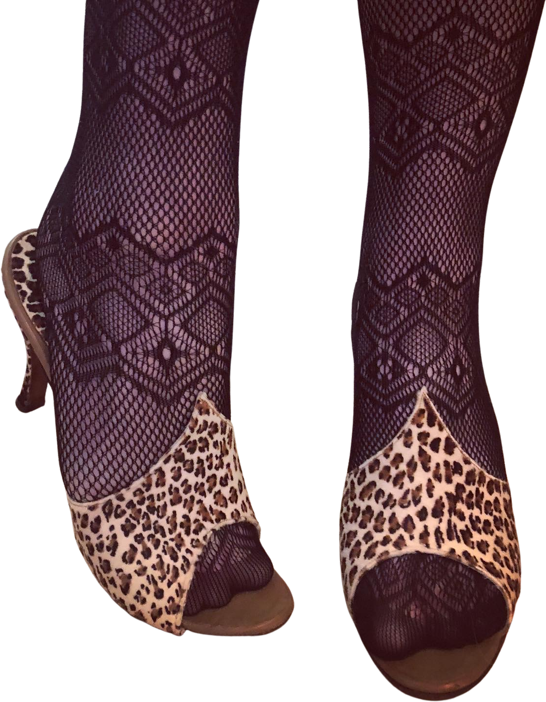 Springolator Mules Vintage 50s/60s Leopard Print Pin Up Springolator Mules Heels By ...