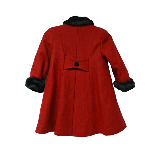 Vintage 90s/00s 2 Pc Red Wool Coat . Hat And Pleated Coat By Talbots ...