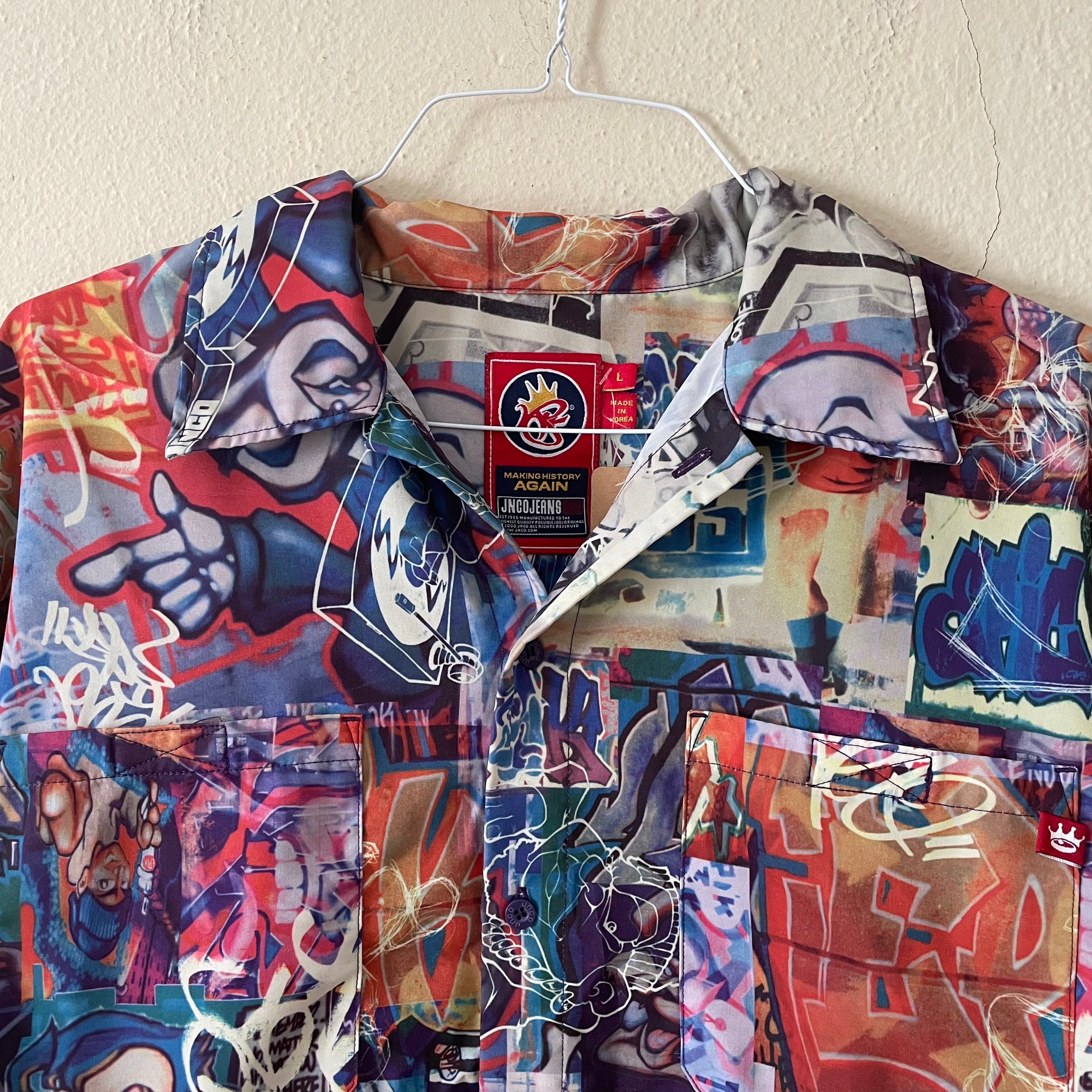 Vintage 90s/00s Rare! 2000 Jnco Jeans Graffiti Shirt By Jnco | Shop ...