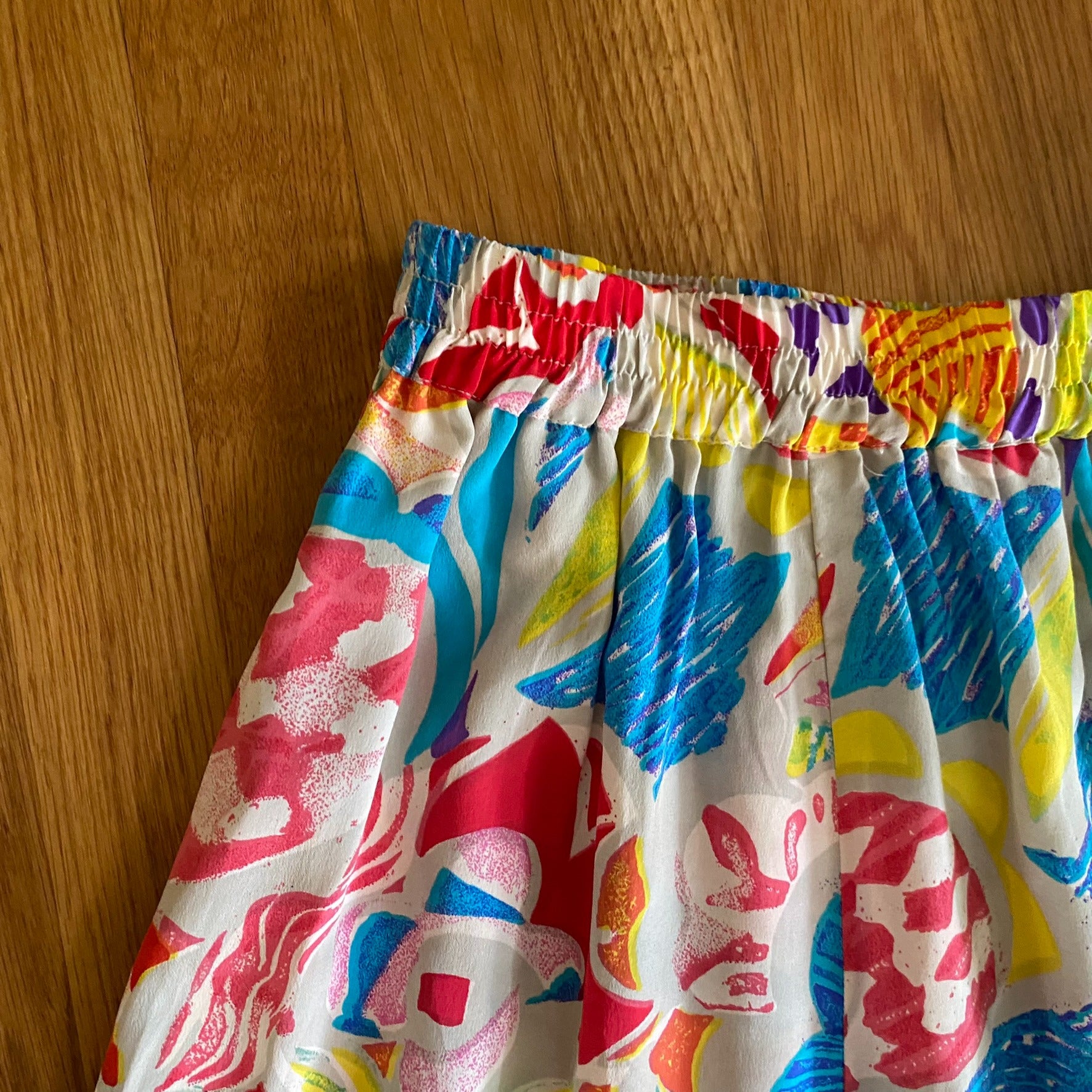 Vintage 90s Colorful Floral Silk Skirt by Restless Clothiers | Shop ...
