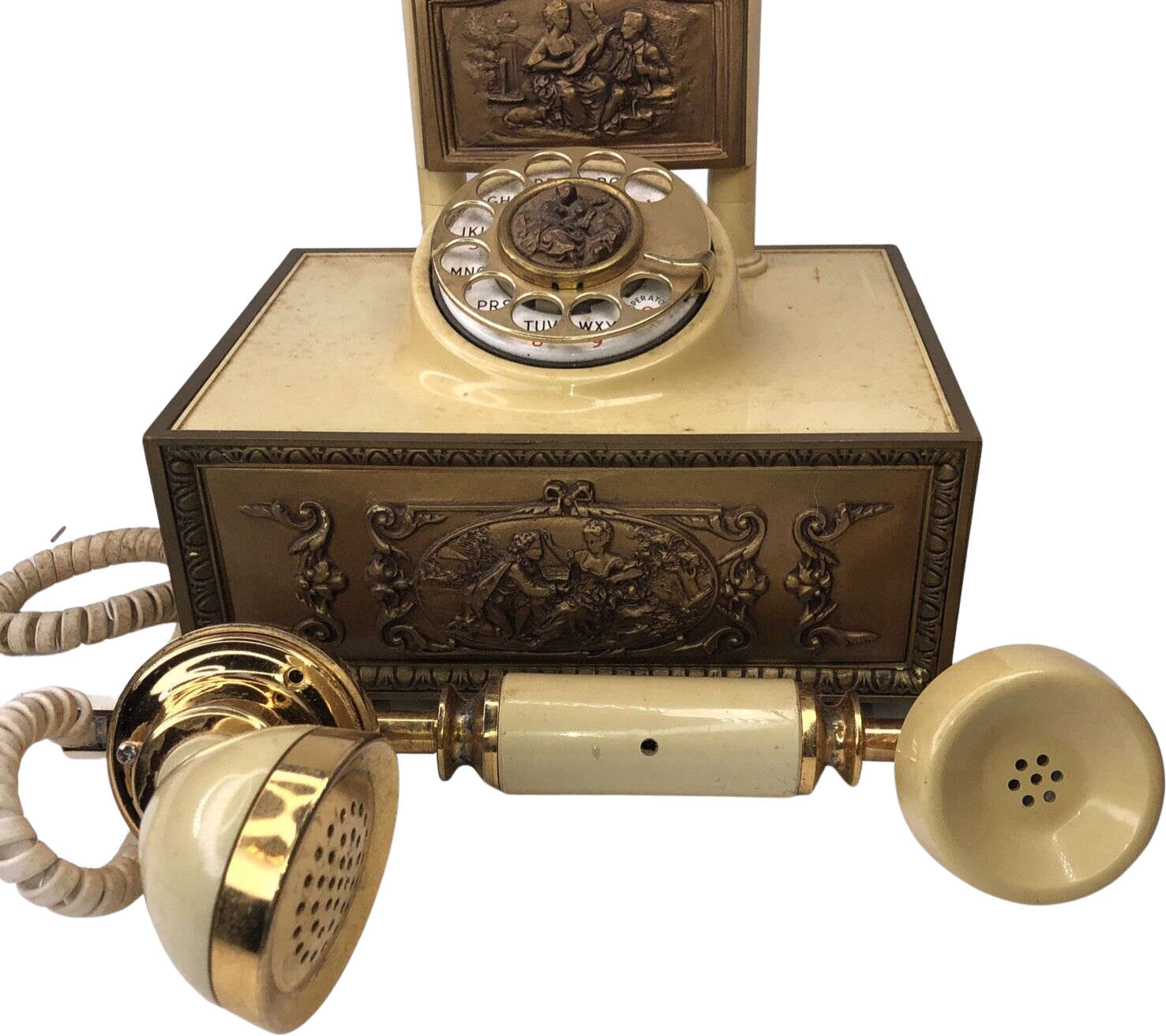 Vintage 80s Deco-tel French Provincial Style Rotary Phone By Deco Tel ...