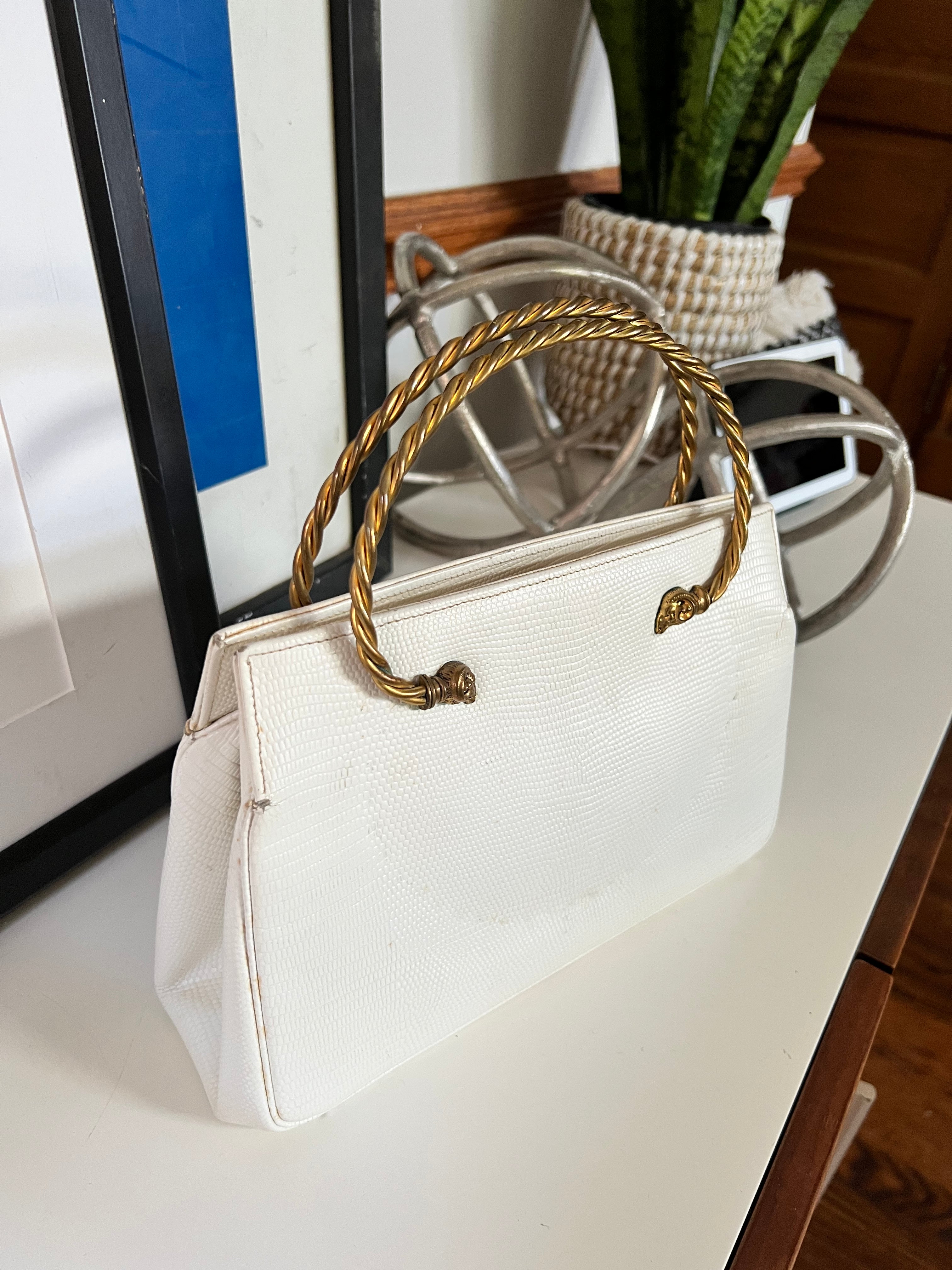 Vintage 60s/70s Rare Mod Ibex Ram Braided Brass Top Handle Bag | Shop ...