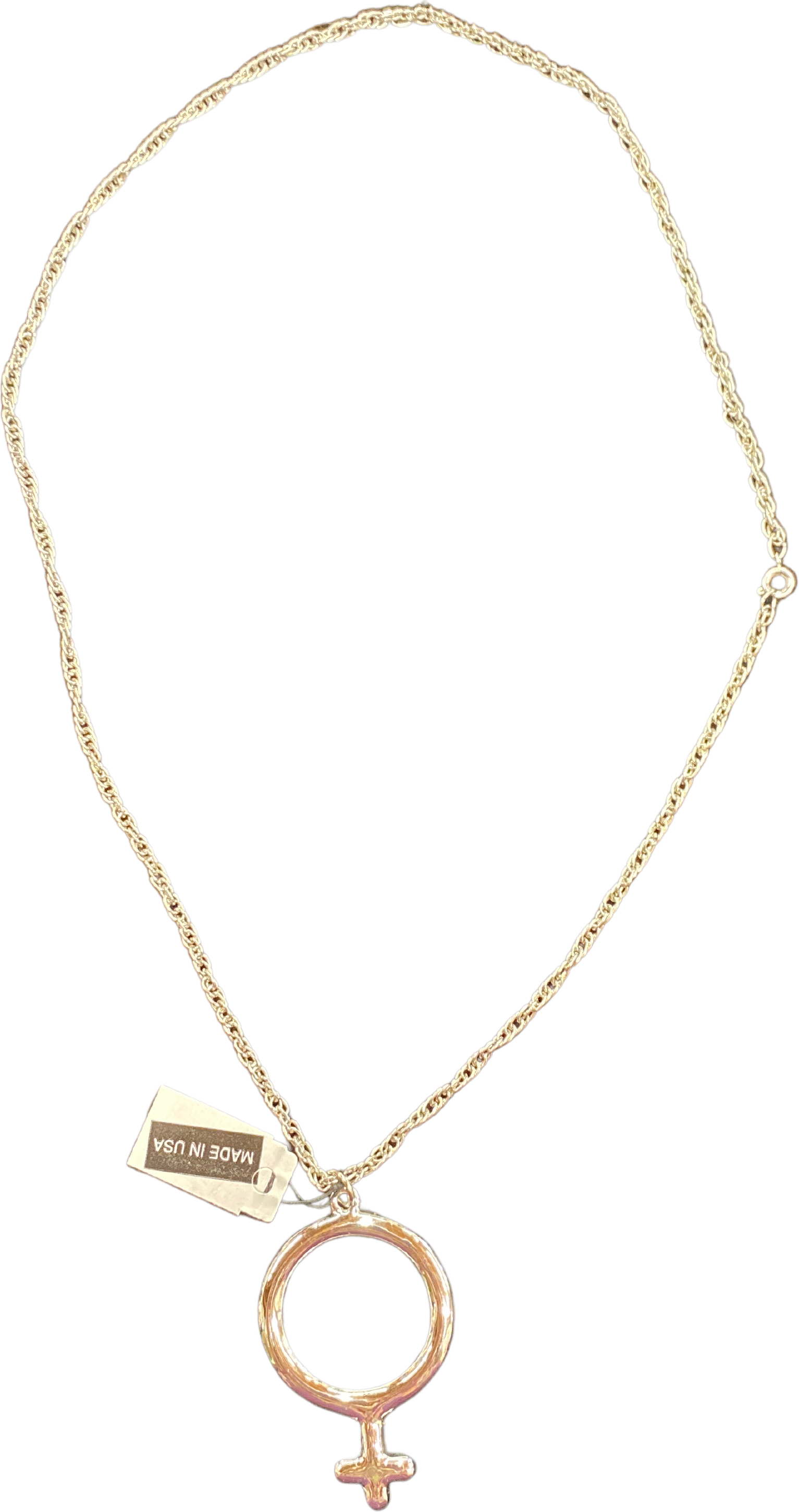 Necklace with Female Male Symbol