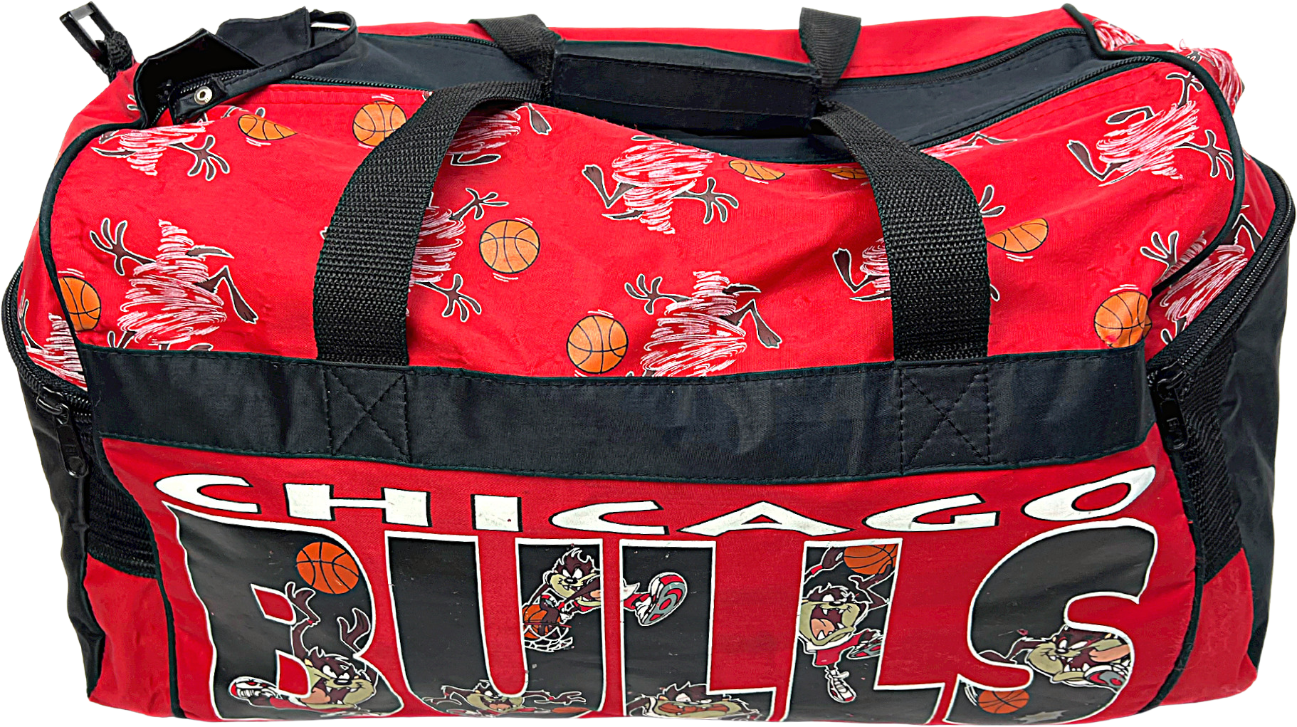 Vintage 90s Chicago Bulls Duffle Bag By Starter