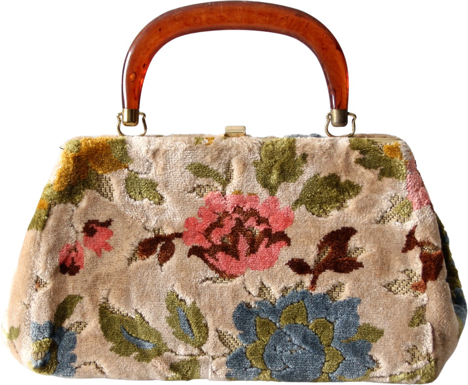 Vintage 60s Carpet Bag Shop THRILLING