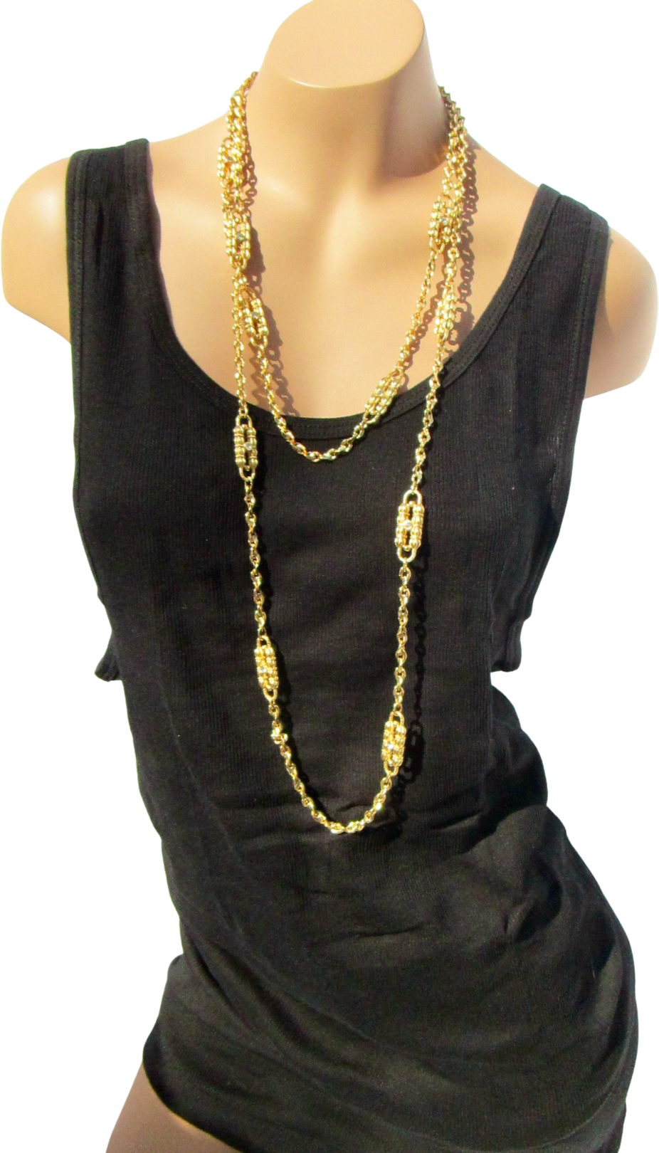 Vintage 80s/90s Jackie Kennedy's Chanel Paperclip Necklace Repro By Jbk /  Camr