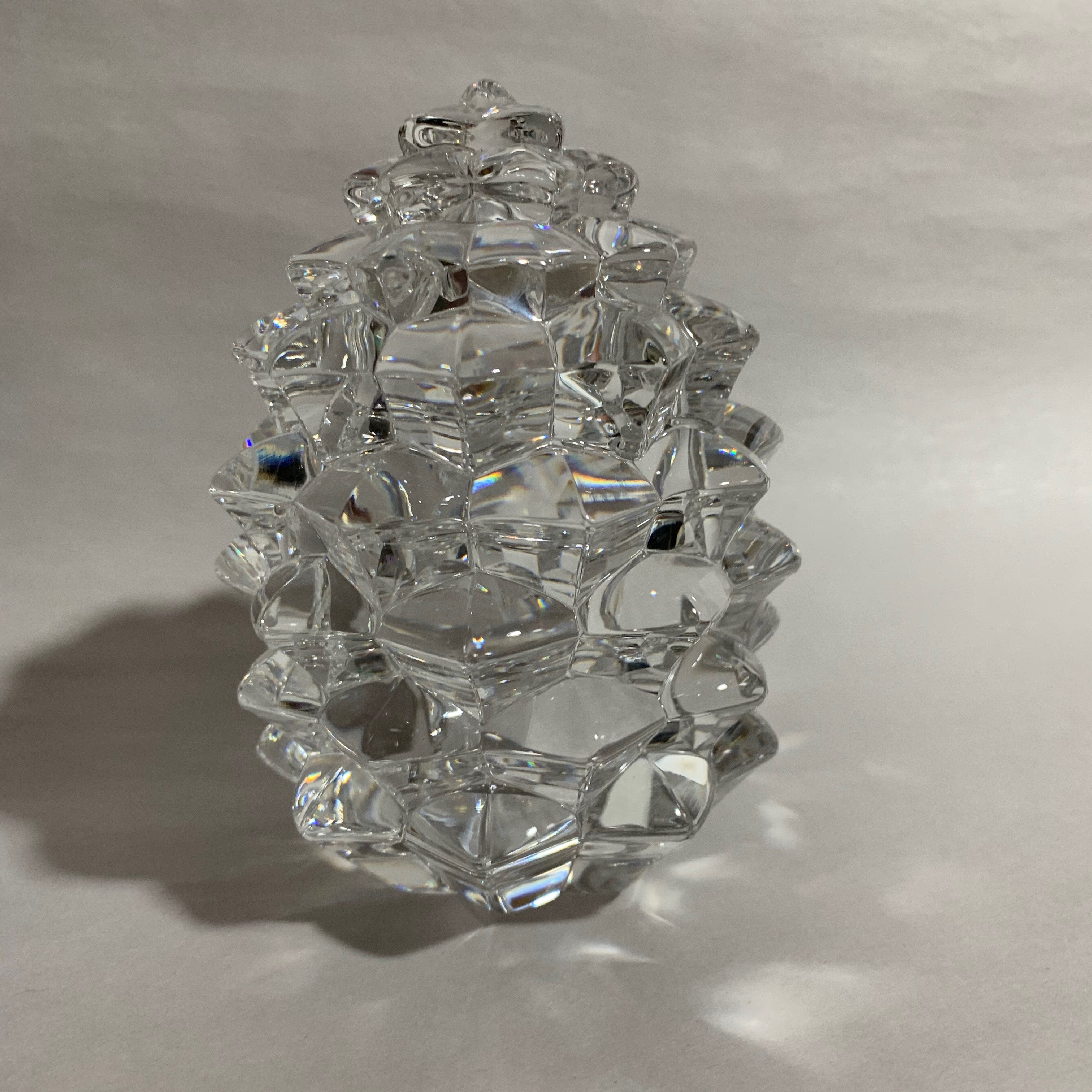 Vintage Tiffany&Co box Lead Crystal Pinecone Trinket Box by Tiffany ...