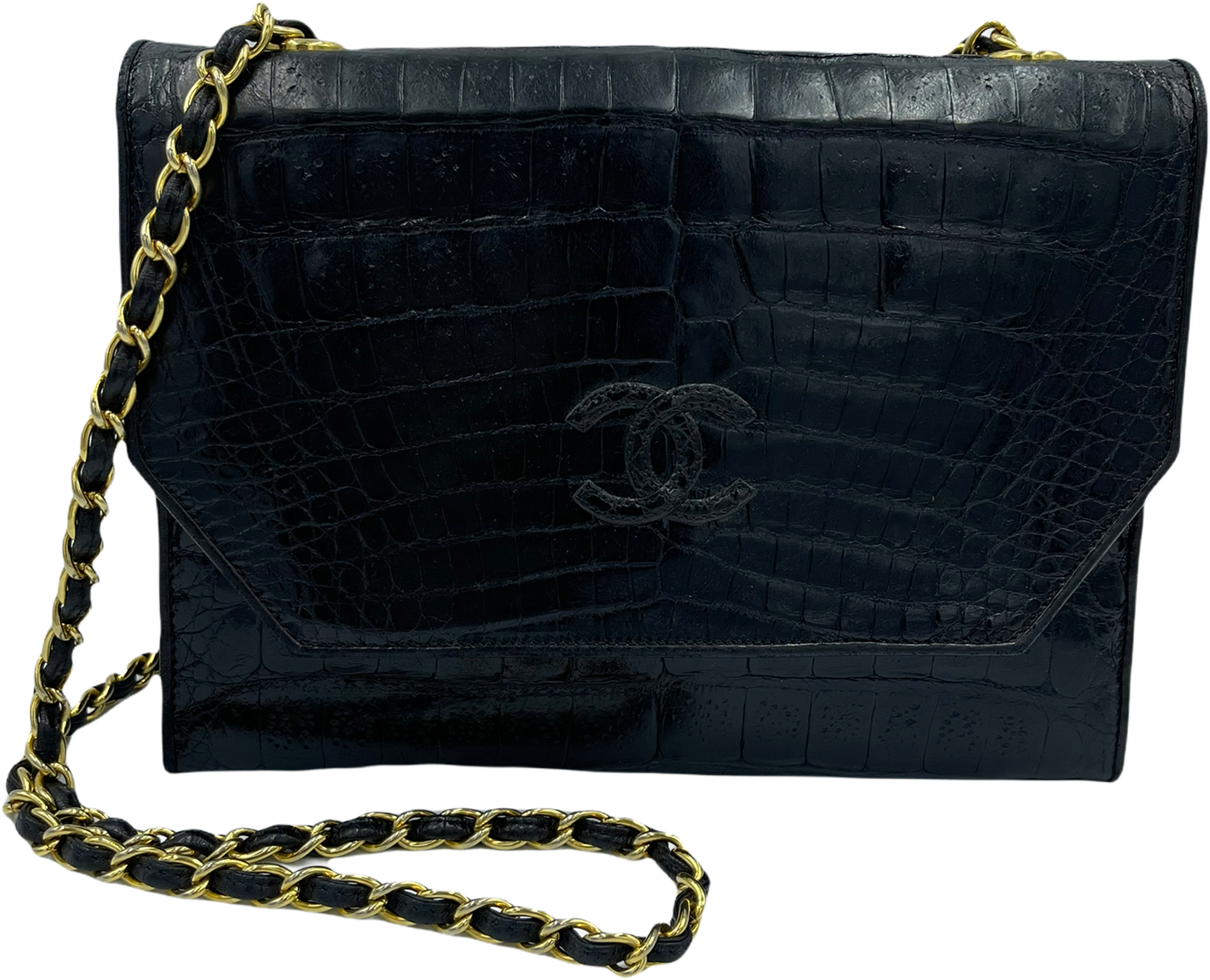 Vintage Chanel Alligator Flap