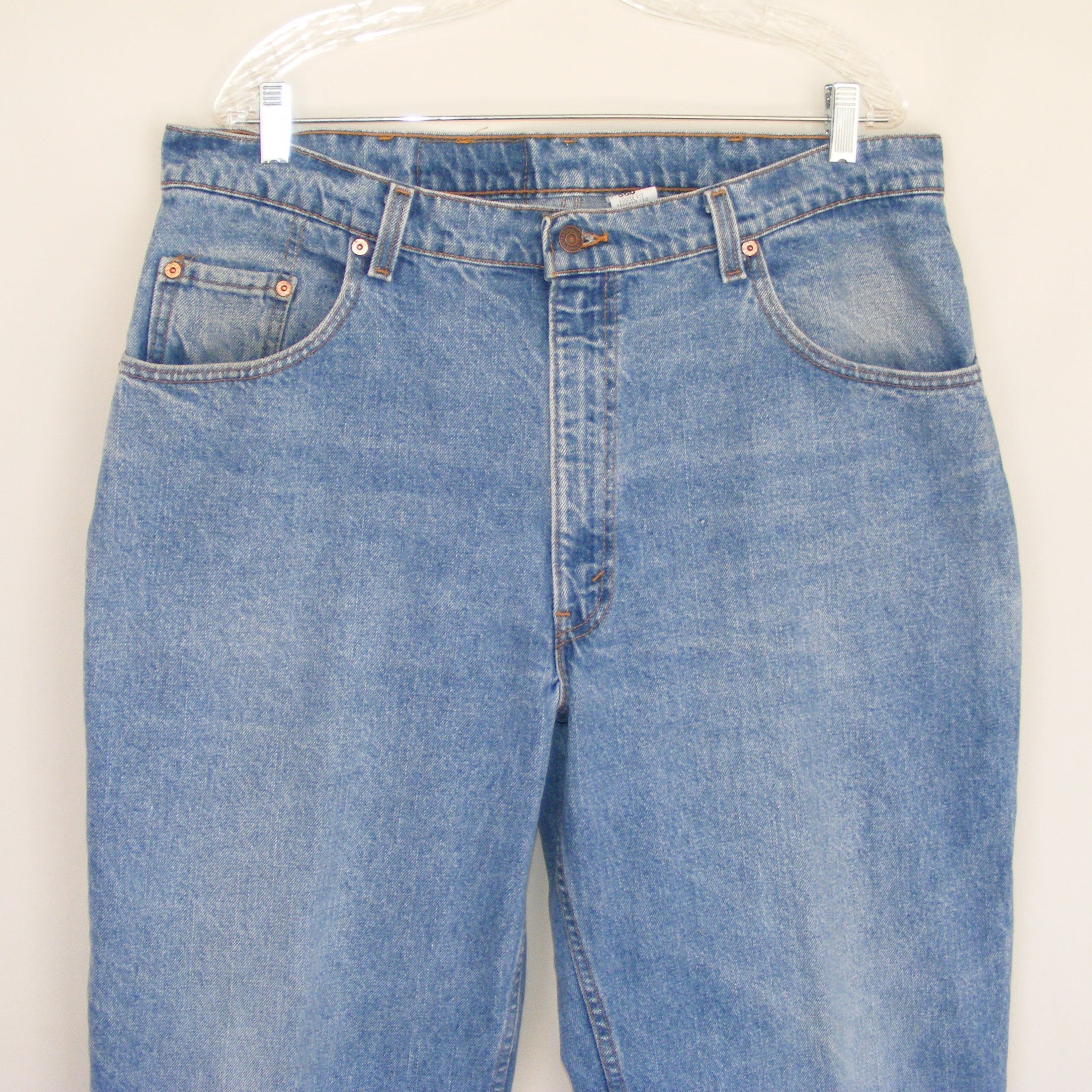 Vintage 80's Medium Wash Loose Fit Tapered Legged Jeans by Levi's ...