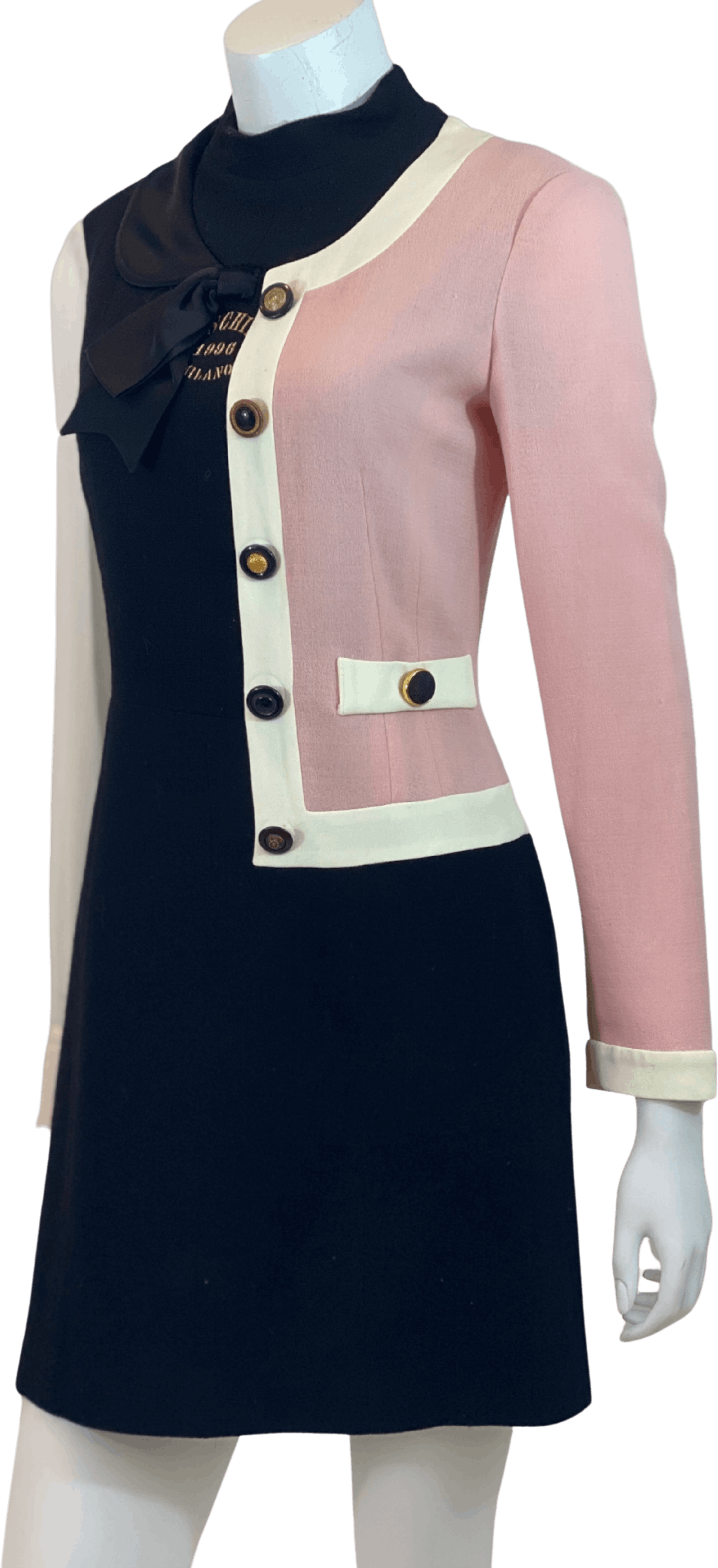 Vintage Italian Half & Half Dress by Moschino Cheap And Chic Shop