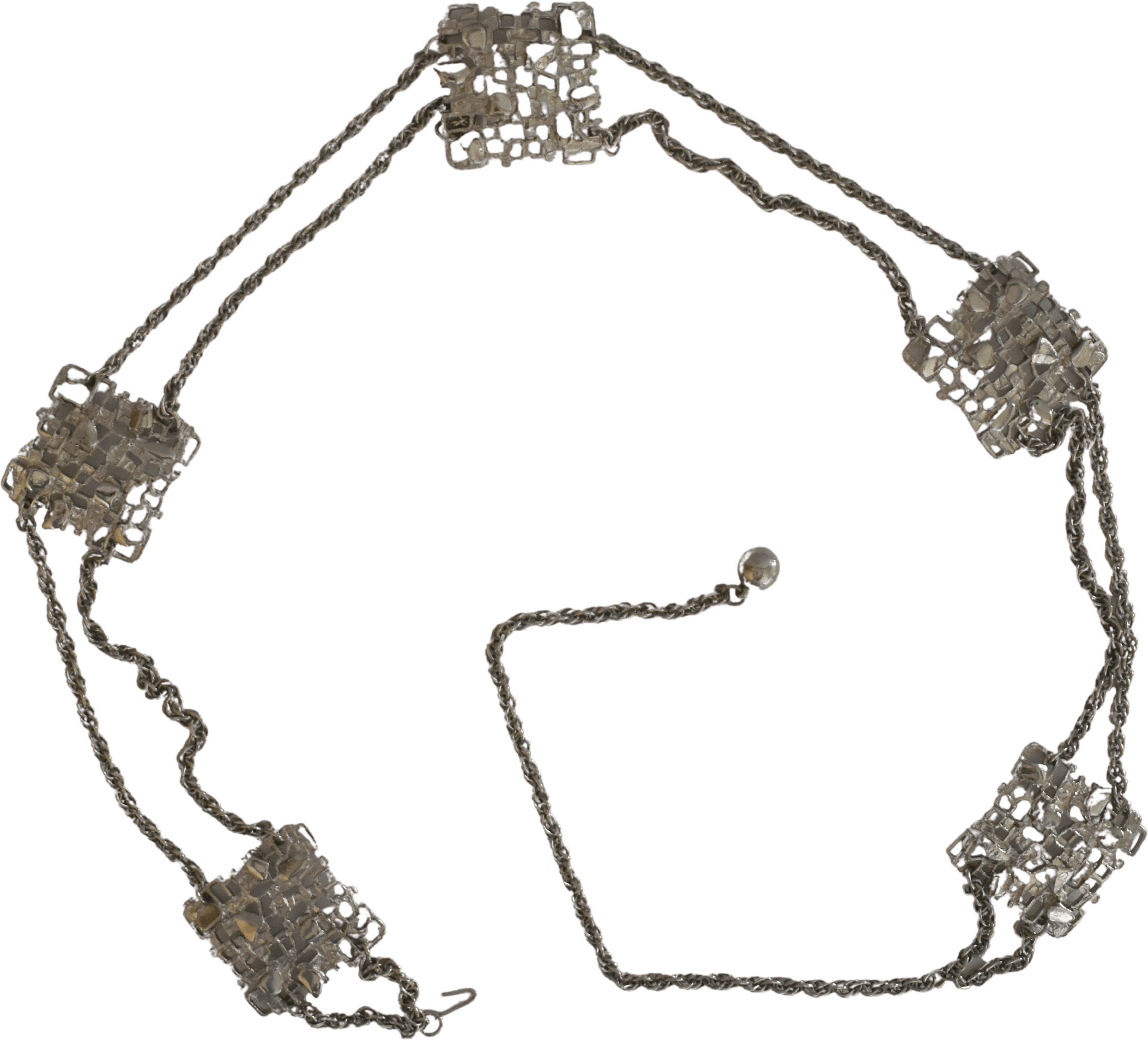 Renaissance Revival Medallion Chain Belt 40