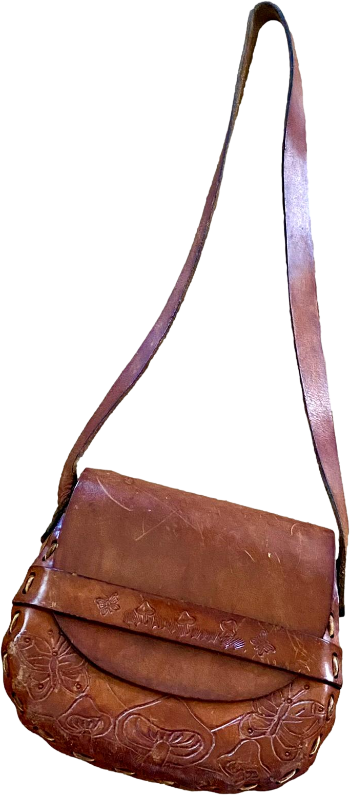 Mushroom leather online purse