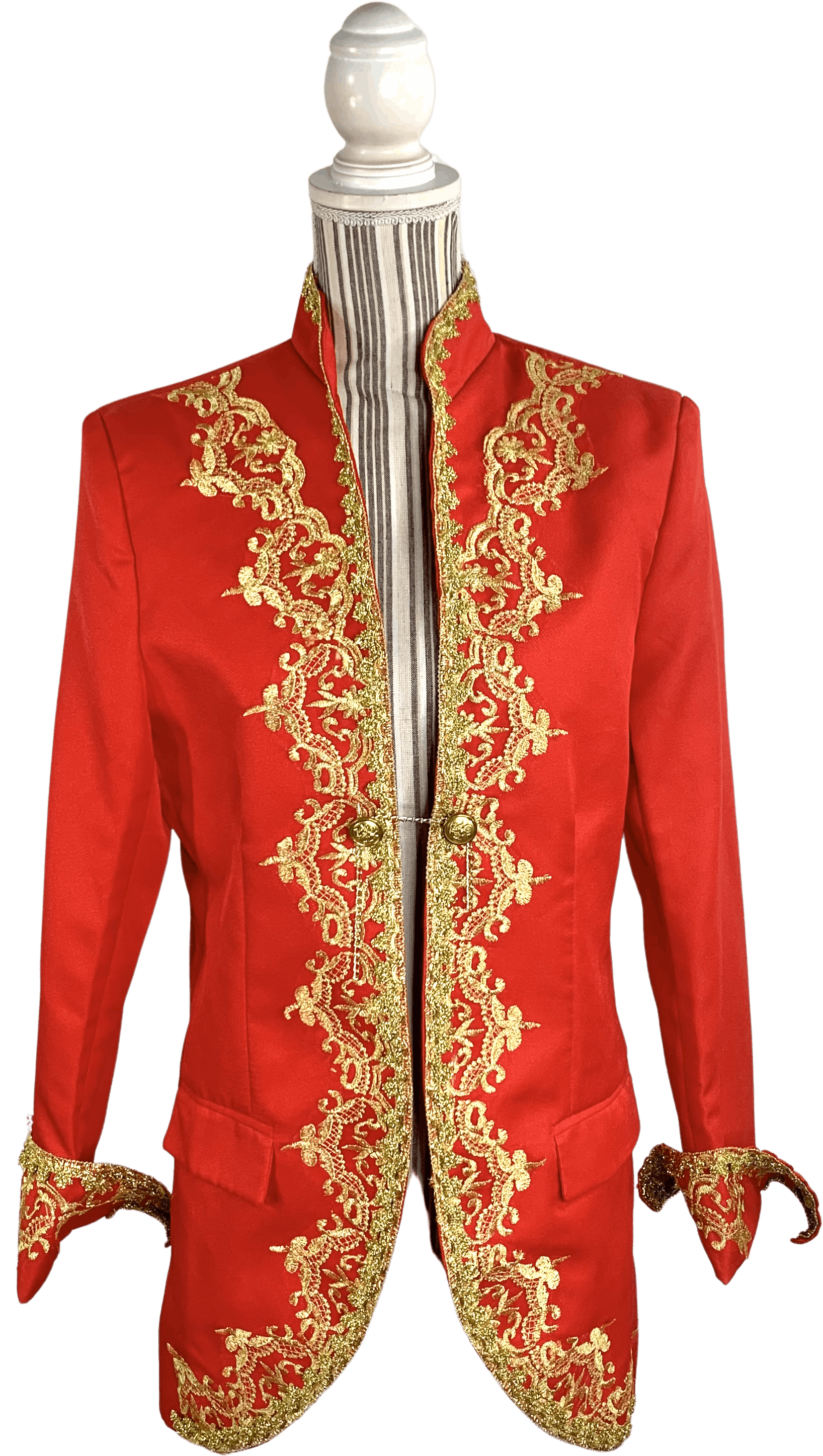 Vintage Gold and Lace Embellished Jacket Shop THRILLING