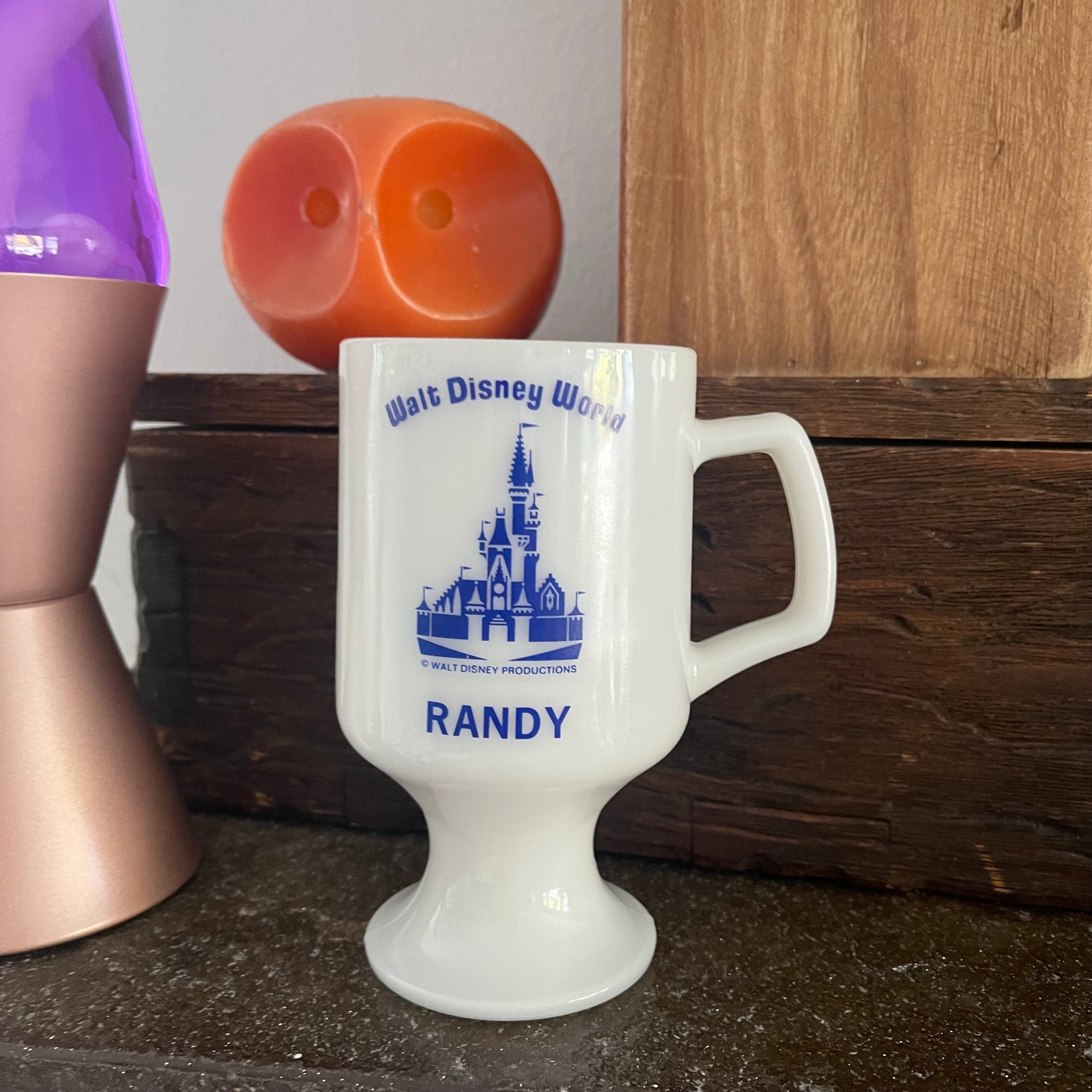 70s/80s Vintage Walt Disney World Randy White Footed Mug By Walt Disne ...
