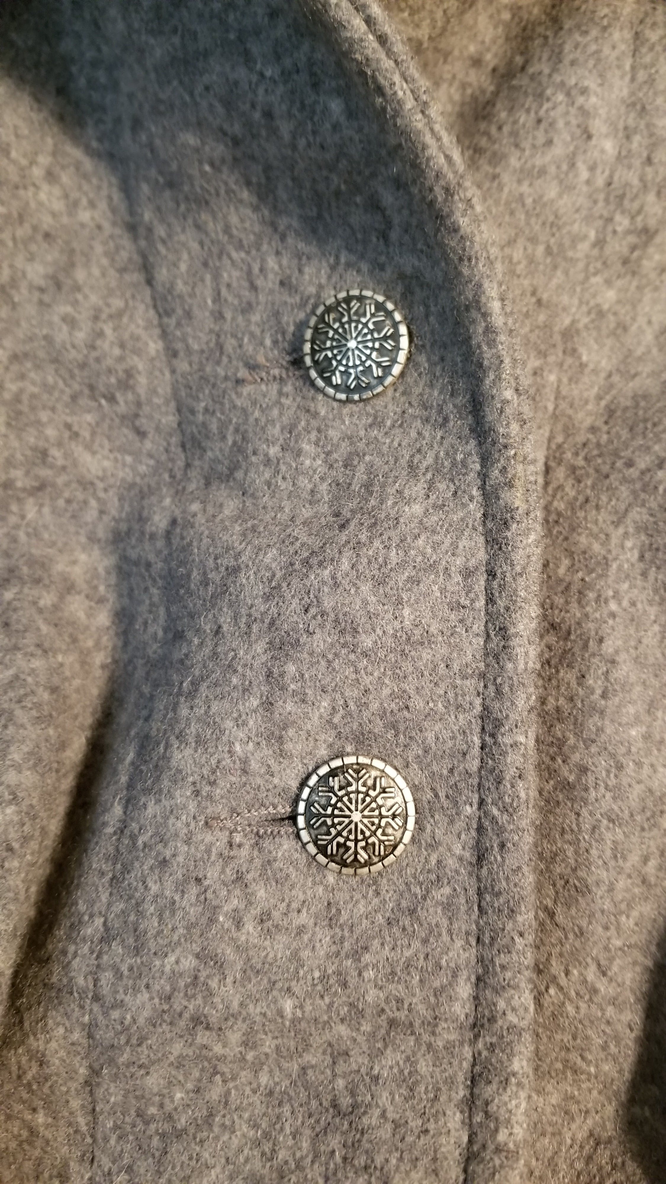 Vintage 60's Grey Wool Cape Coat by International Ladies Garment ...
