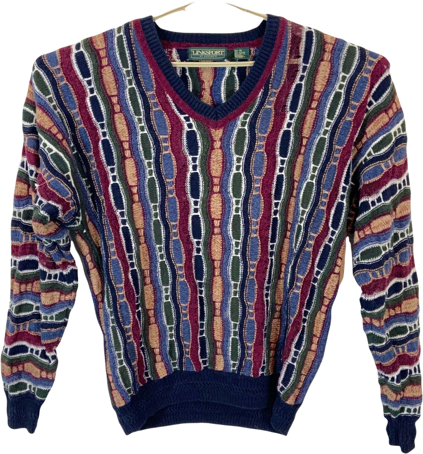 Vintage Linksport Dark Academia Mens Sweater Size M by Linksport | Shop  THRILLING