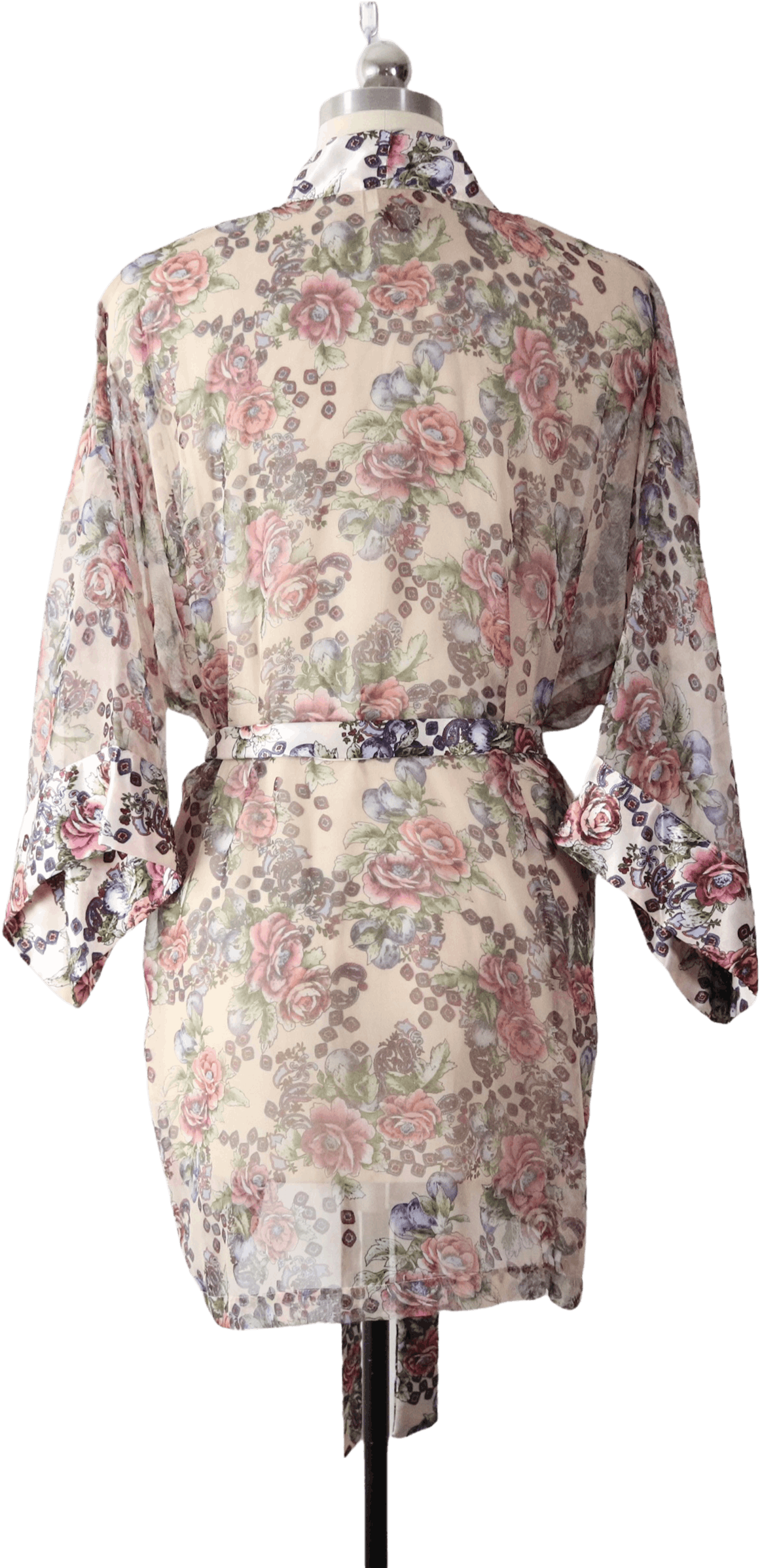 Vintage 90's Paisley Rose Sheer Robe by Victoria's Secret | Shop THRILLING