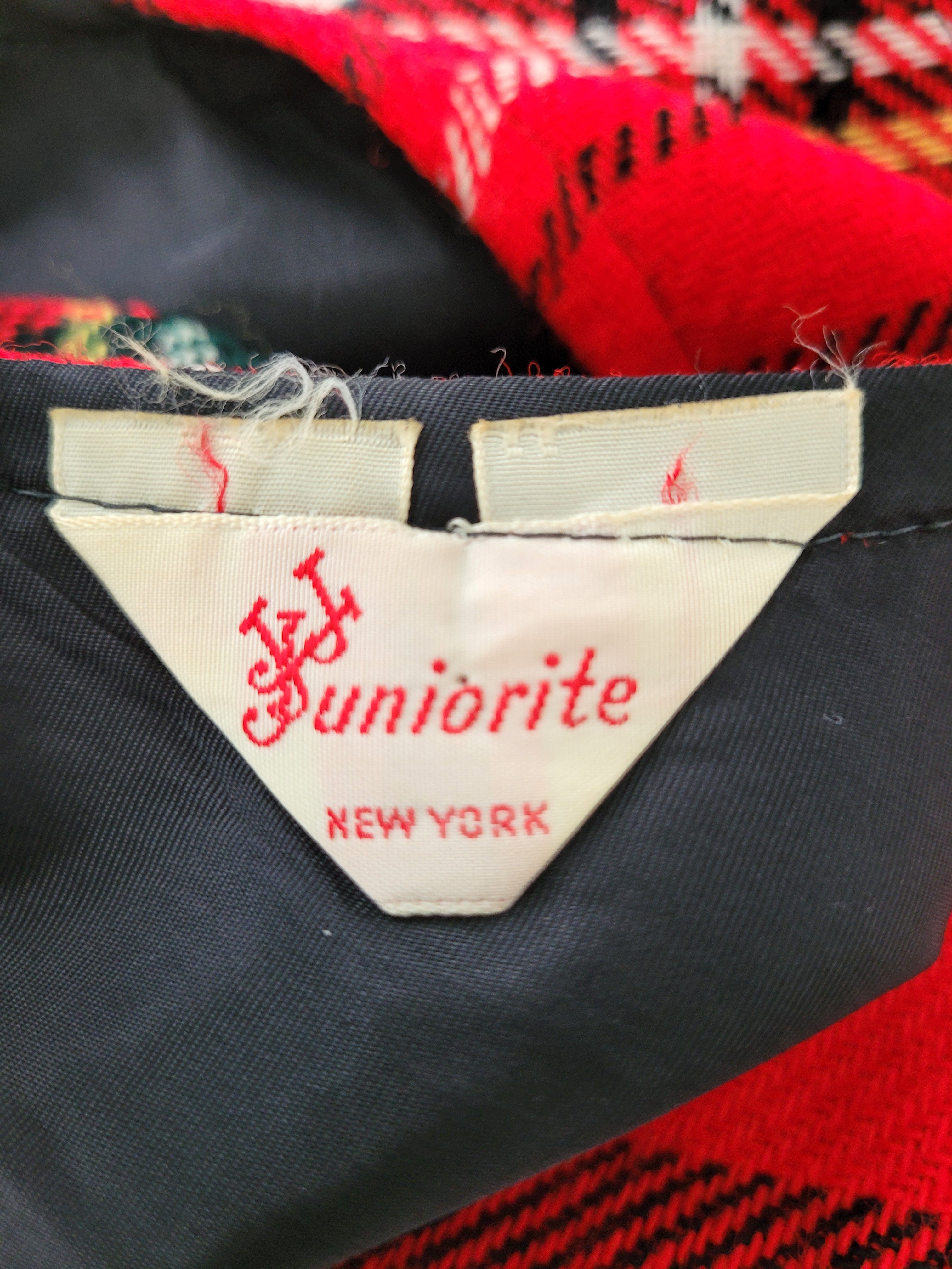 50s/60s Vintage Capri Plaid Lined Pant Set Pantsuit By Juniorite | Shop ...
