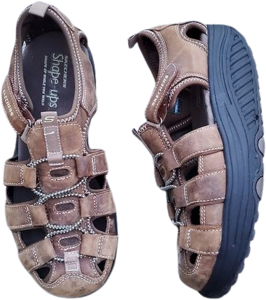 Skechers shape ups sales sandals for men