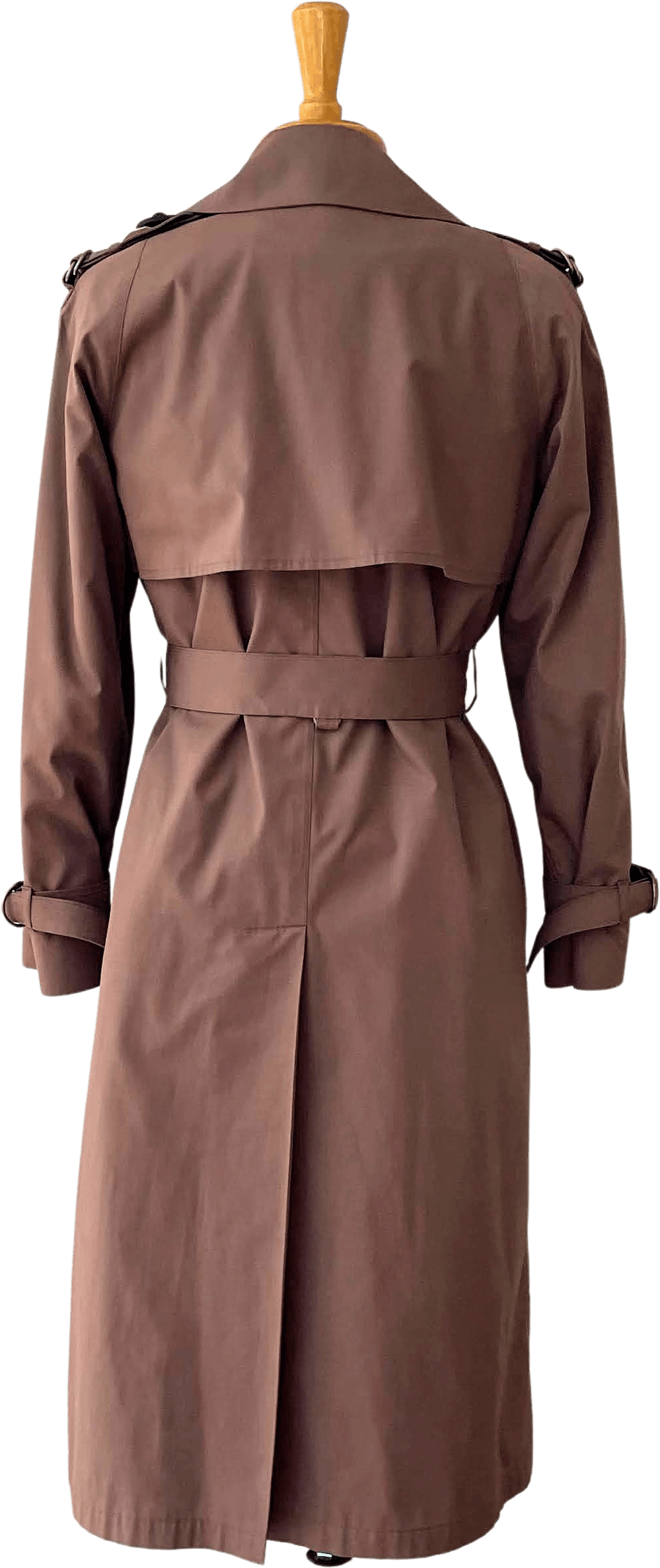 SOLD: Men’s vintage taupe trench coat main image 0