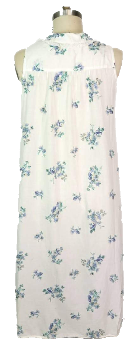 Plus Size Vintage 90’s' Blue Midi Nightgown by Fascination