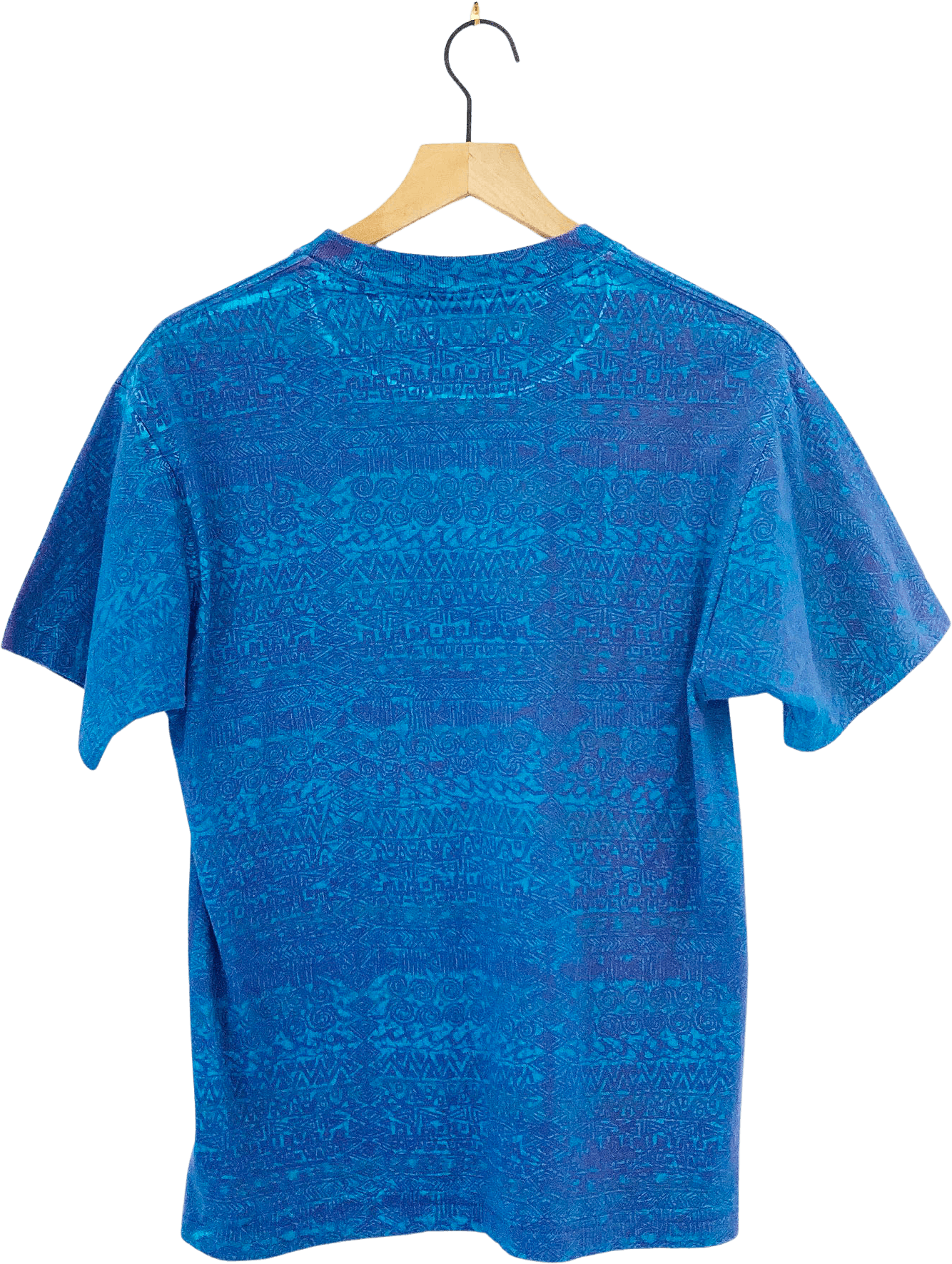 Vintage 90's Abstract Blue and Purple Surf Style T-Shirt | Shop THRILLING