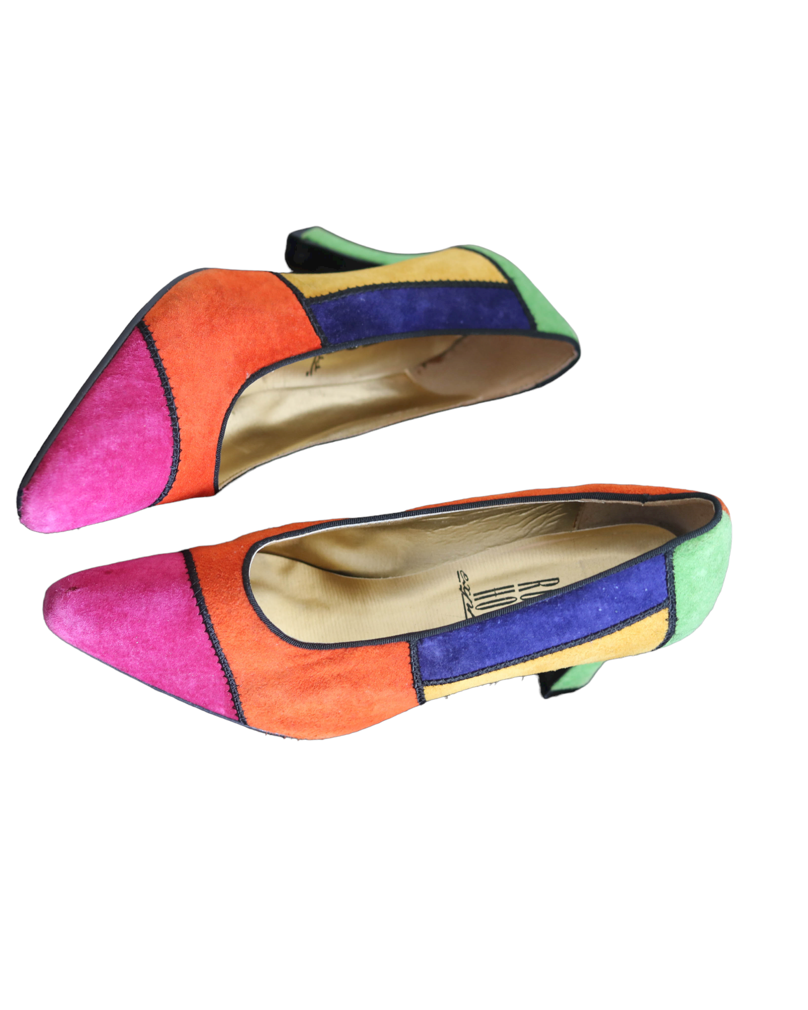 Vintage 80s Colorblock Pumps | Shop THRILLING