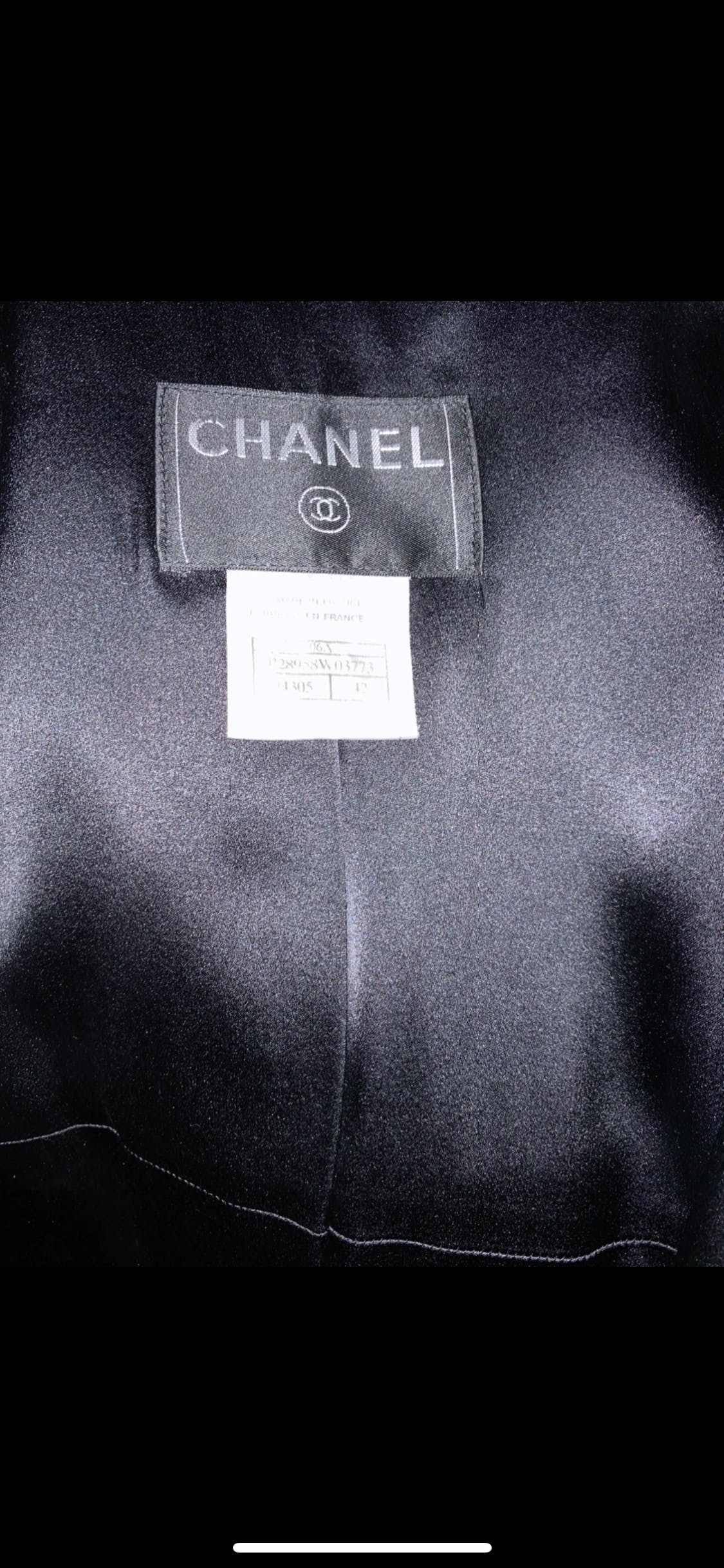 Vintage 90's Black Quilted Tuxedo Butler Tail Blazer by Chanel | Shop ...