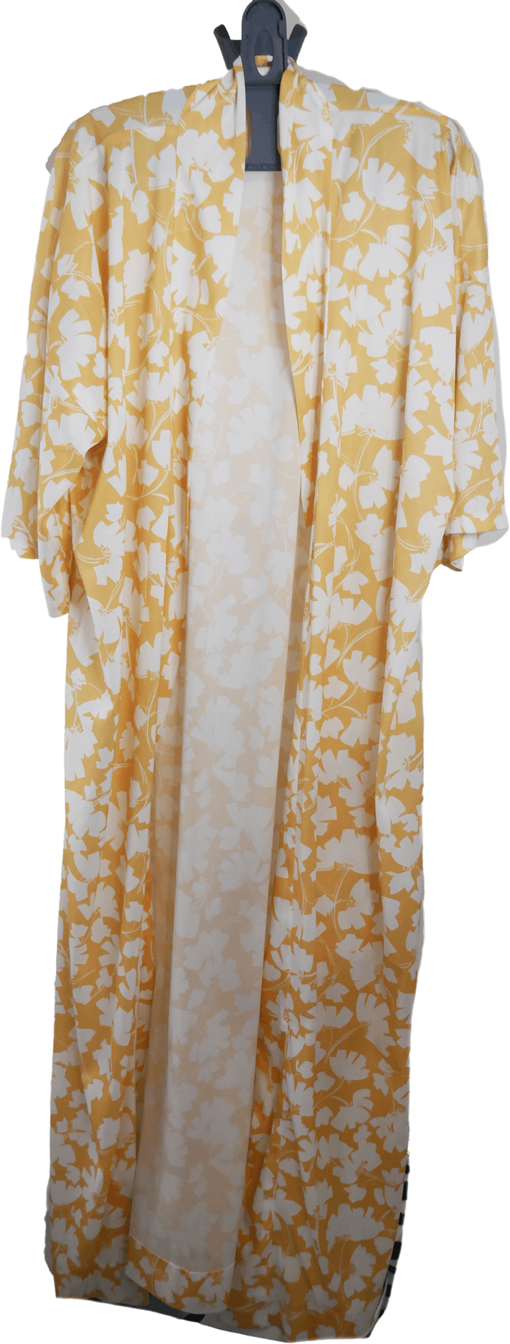 Vintage Yellow and White Floral Robe by Beth's Boutique | Shop THRILLING