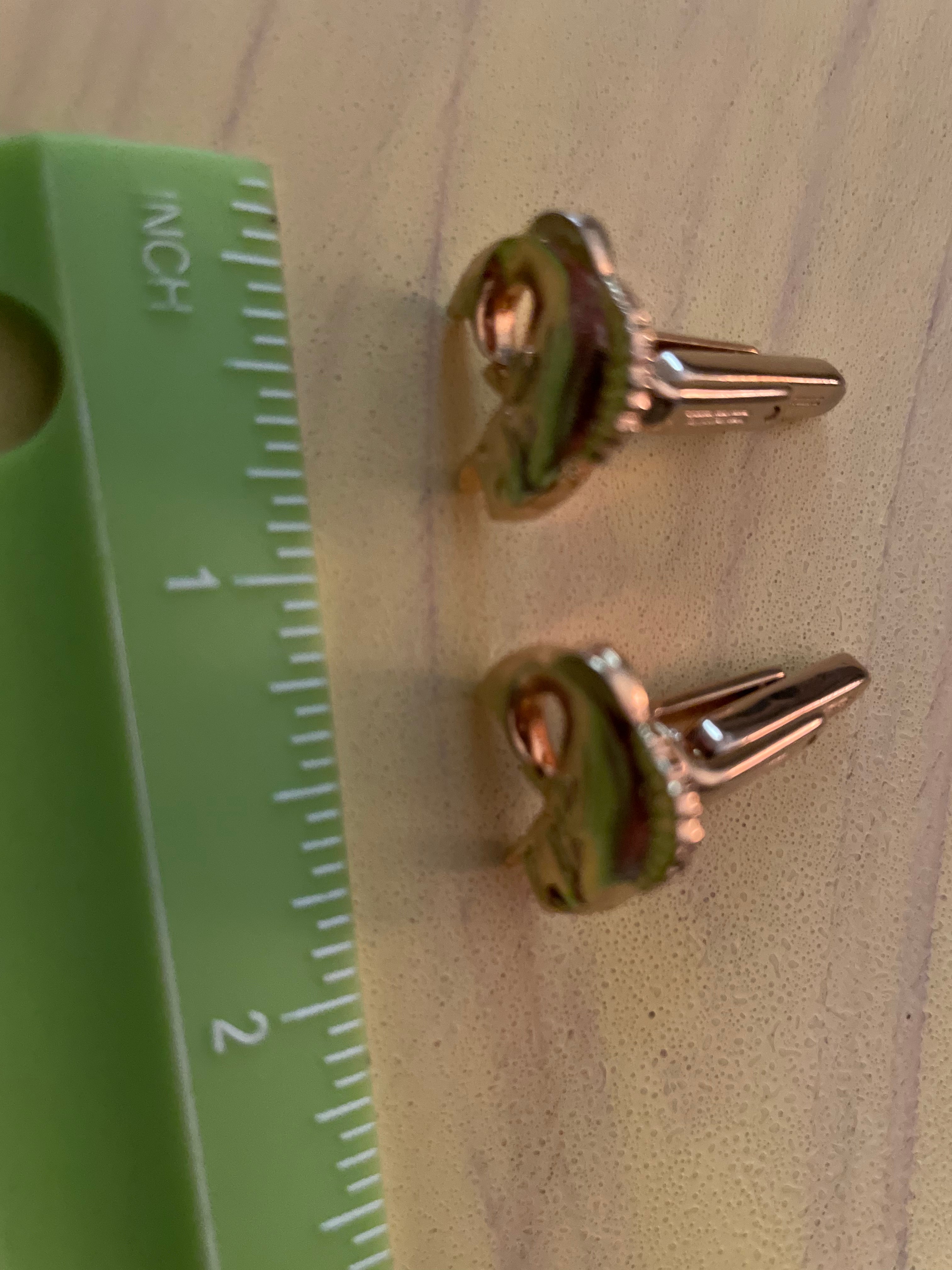 Boutons De Manchette Hickok USA - Lettre M Multicolore - Occasion En Bon état