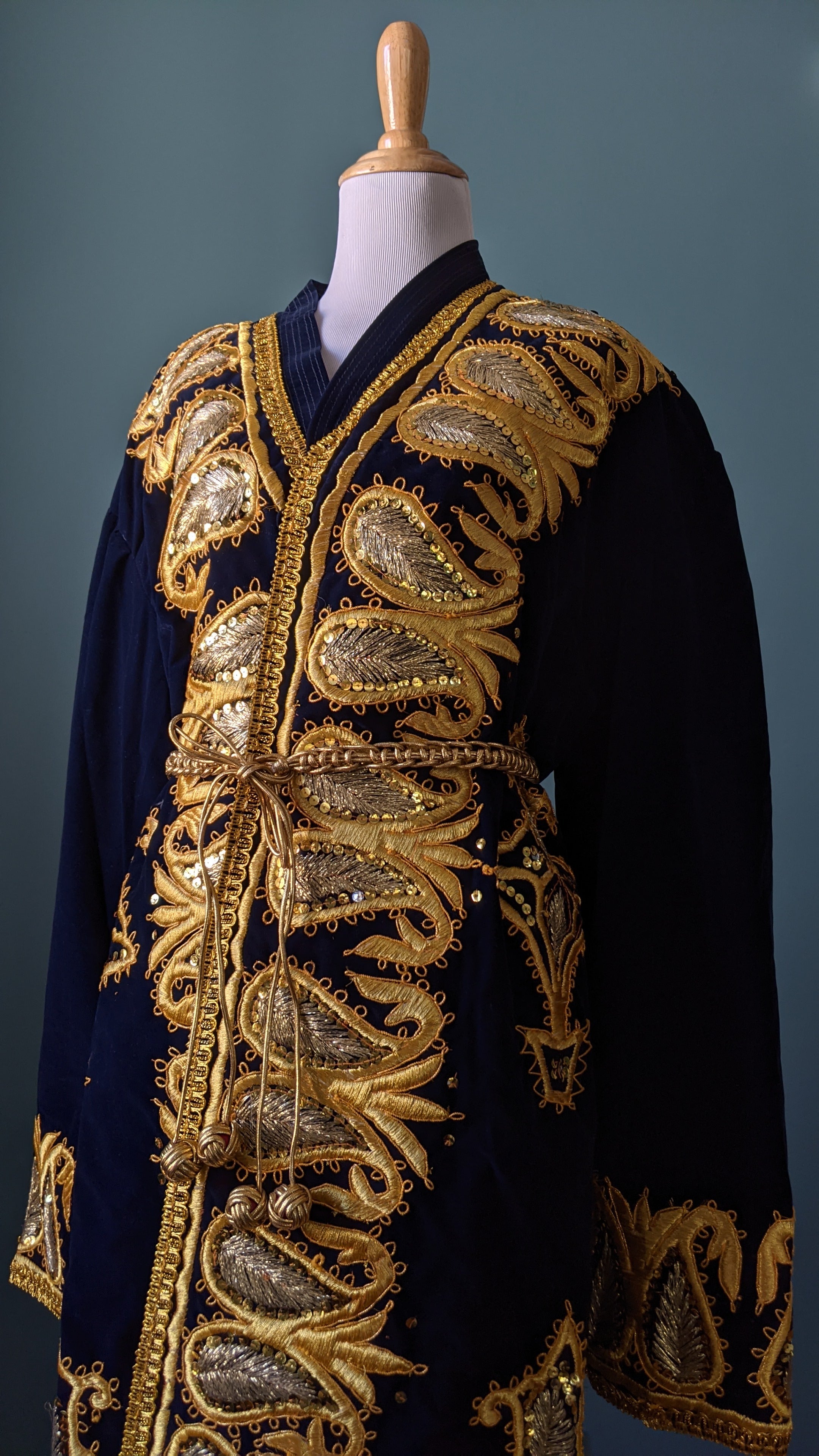 Vintage Velvet Embroidered Middle Eastern Robe | Shop THRILLING