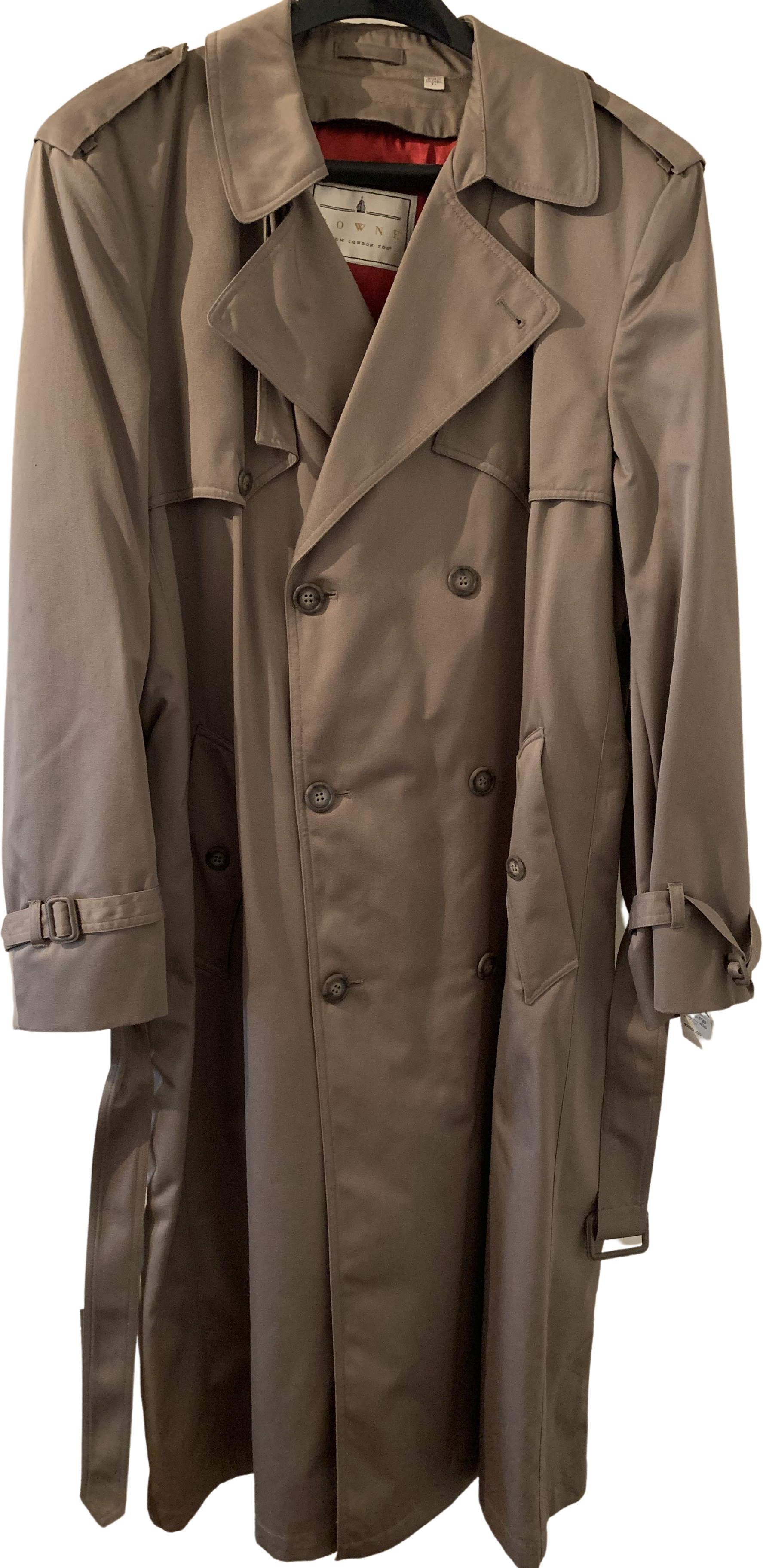 Vintage 00s Men s Taupe Trench Coat By Towne From London Fog