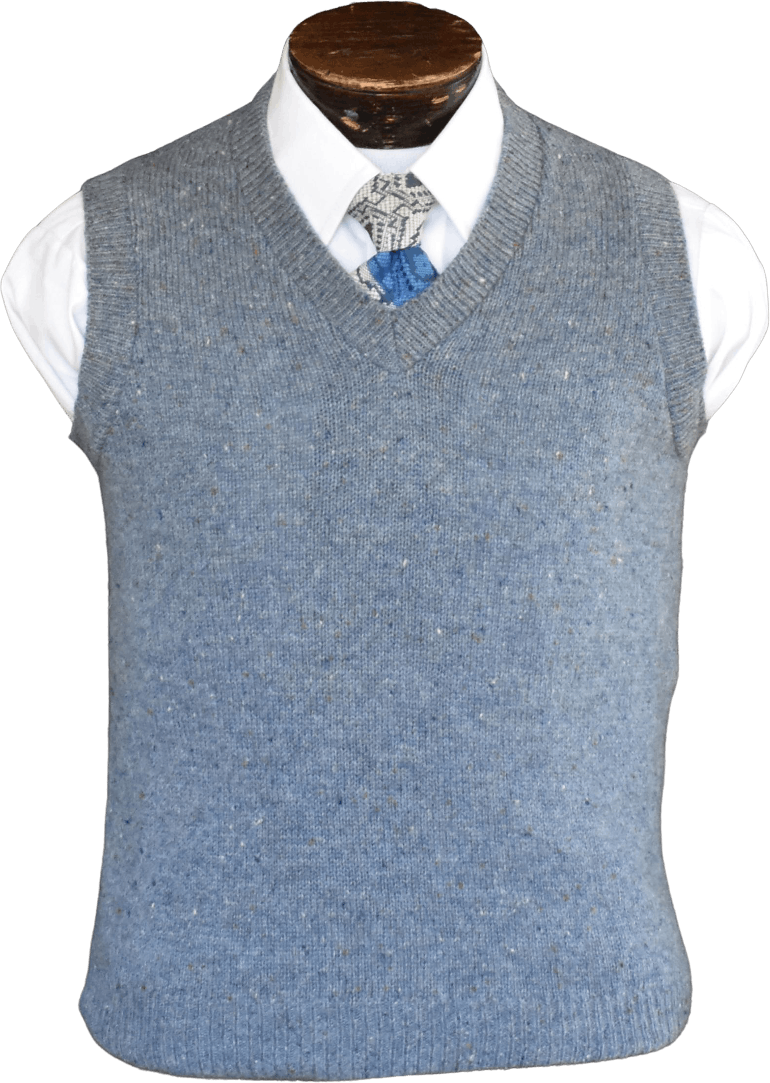 Vintage 70's Heather Blue Sweater Vest by Jcpenney | Shop THRILLING