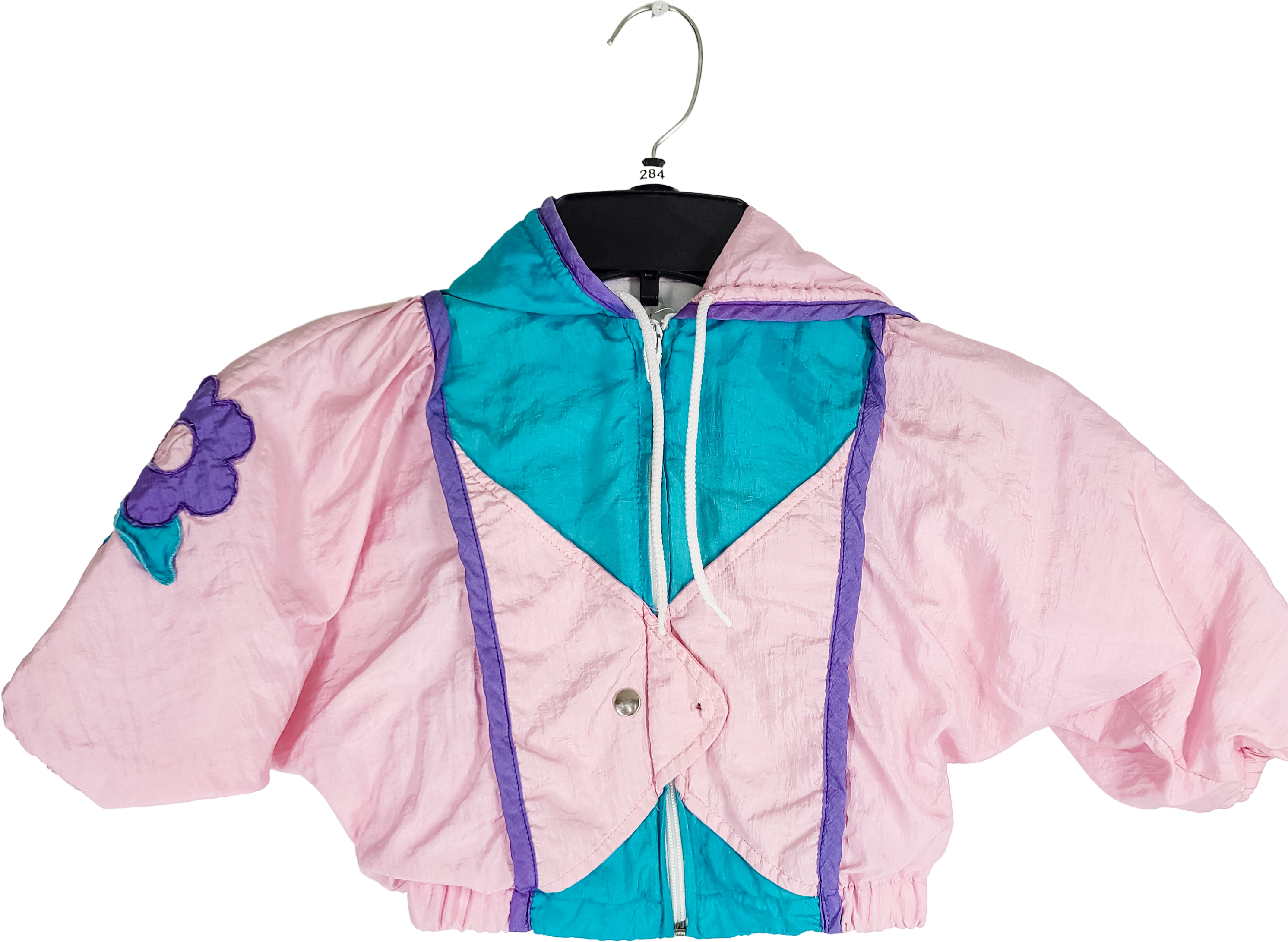 miovinta Vintage 90s Kids Sport Jacket Children Boys Girls Blue Wind Breaker, Retro Sportswear Size 11 World Wide Letex Sport