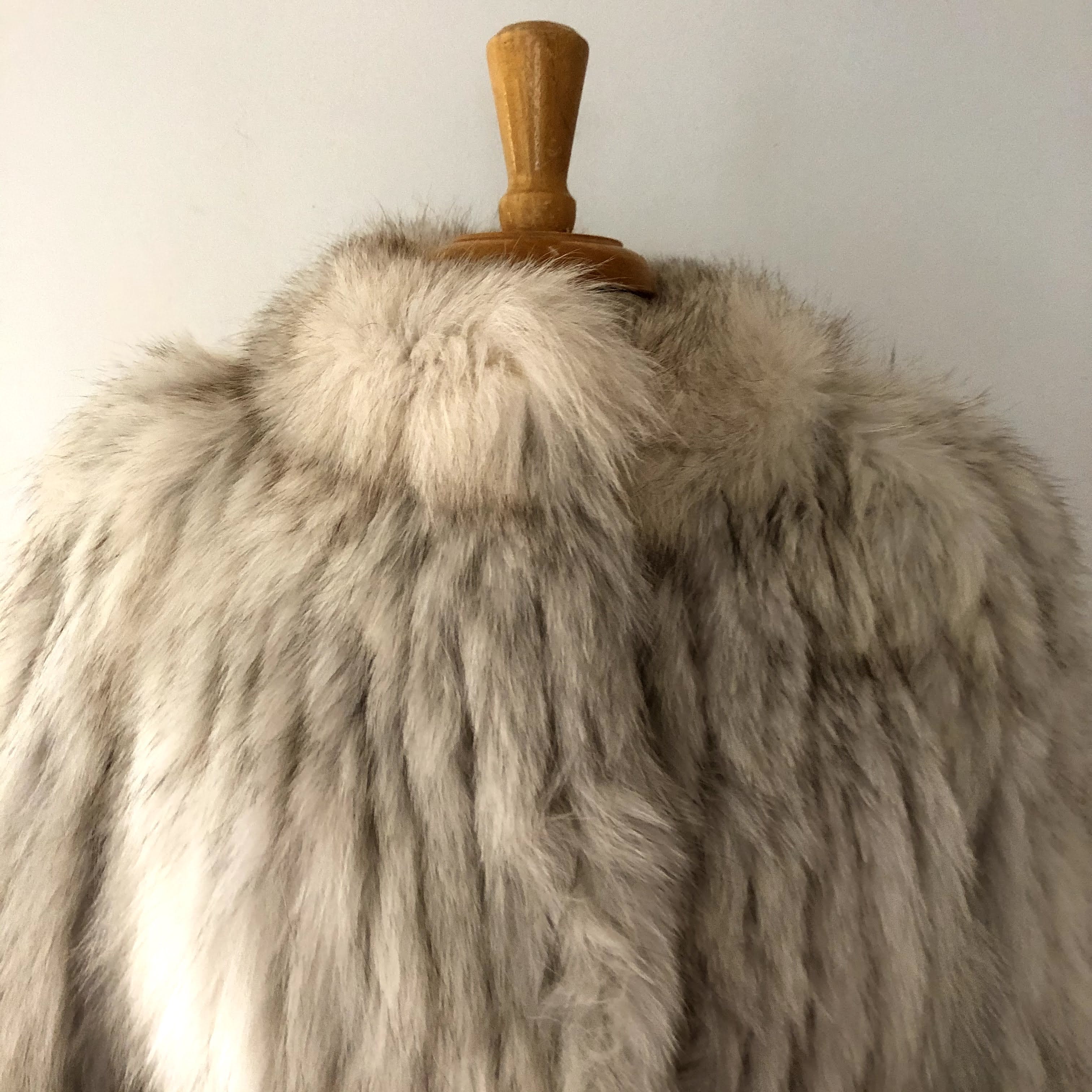 Vintage 80’s Blue Fox Fur Coat | Shop THRILLING