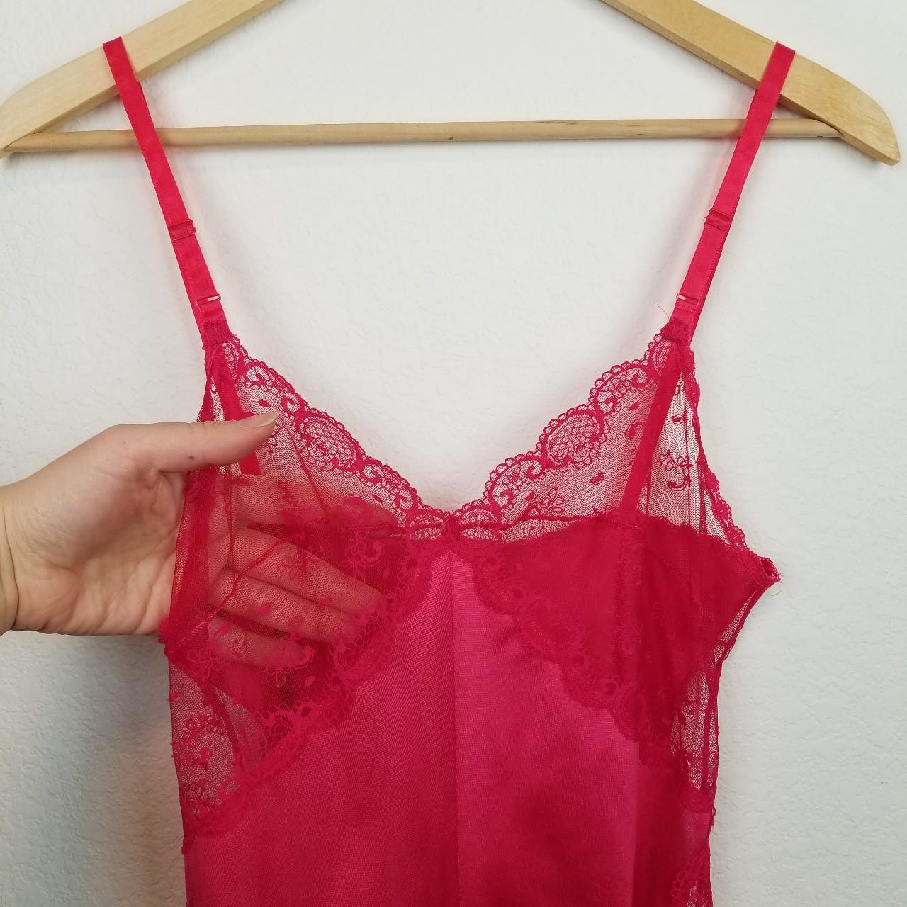 Vintage 70's Red Lace Satin Teddy by Formfit | Shop THRILLING