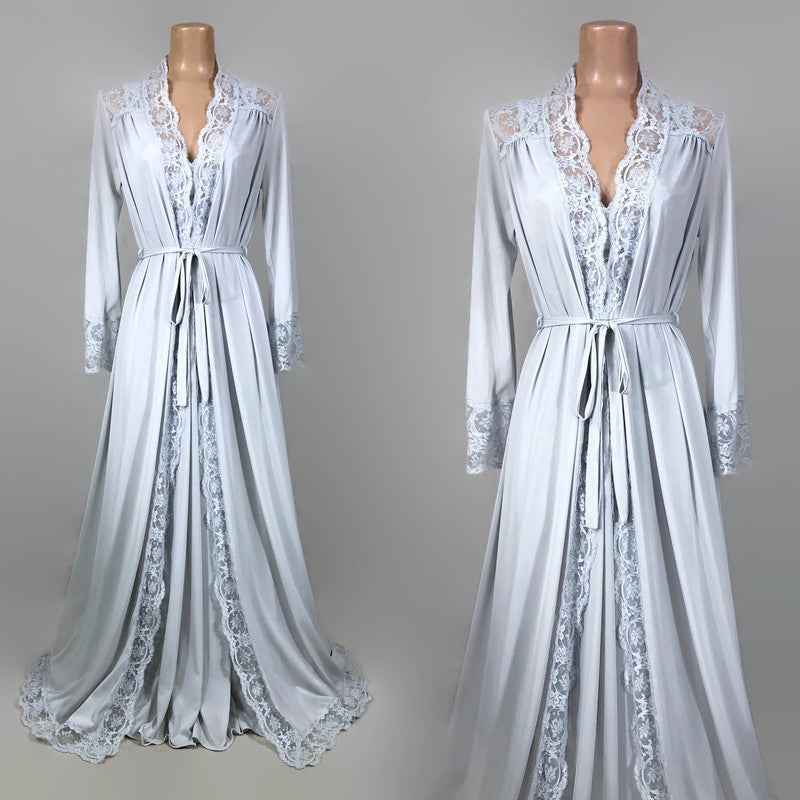80s Vintage 2 Pc Nightgown Robe Peignoir Set 9294 9702 By Olga | Shop ...