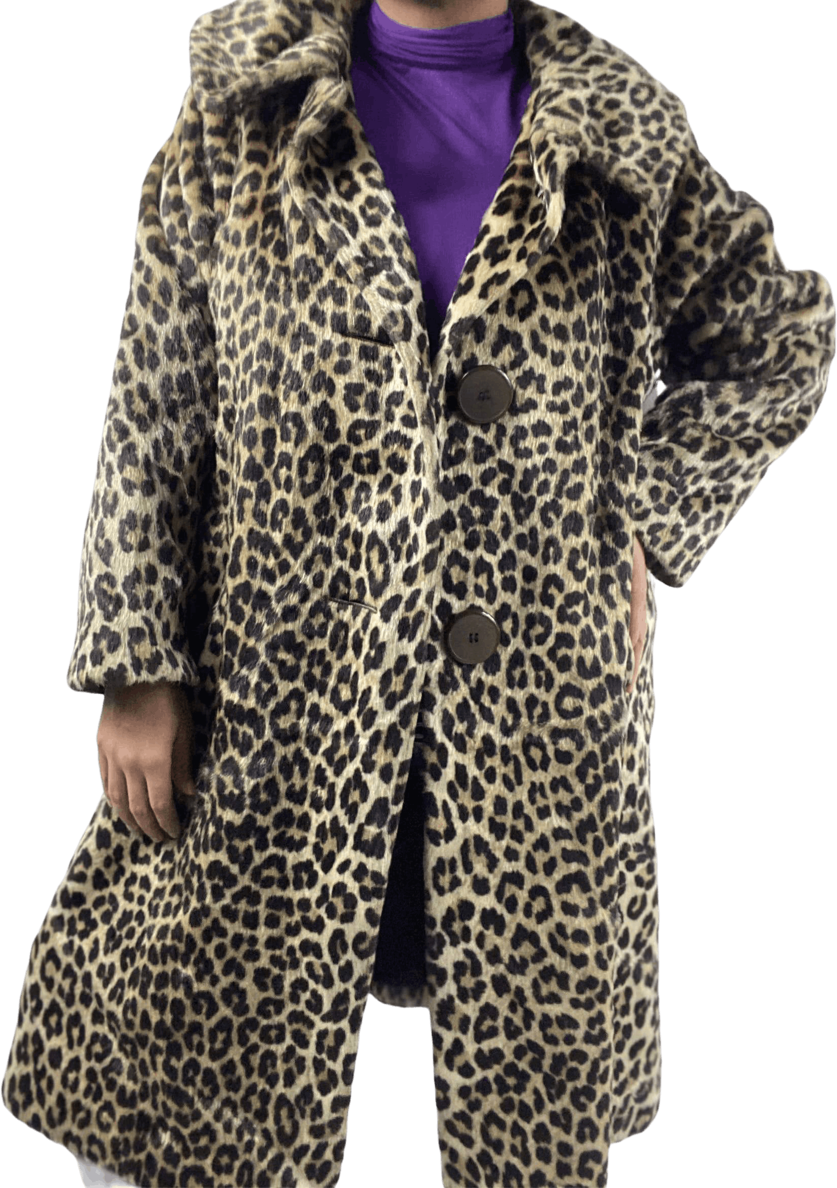 Vintage Leopard Print Faux Fur Coat | Shop THRILLING